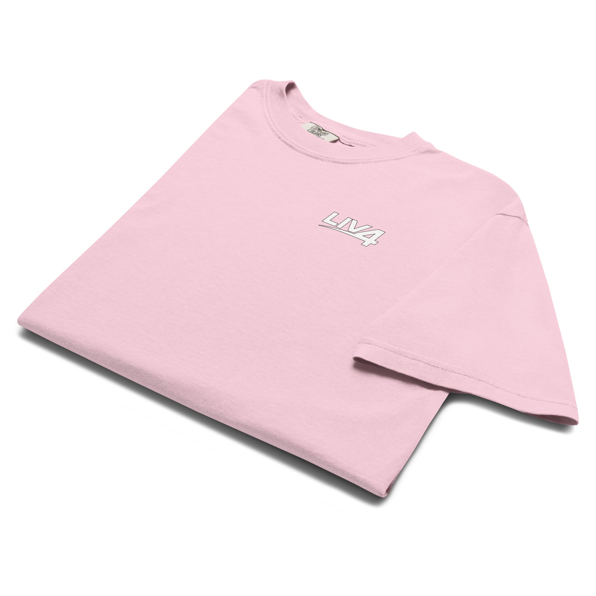 LIV 4 Unisex Soft Heavyweight T-Shirt | White Logo