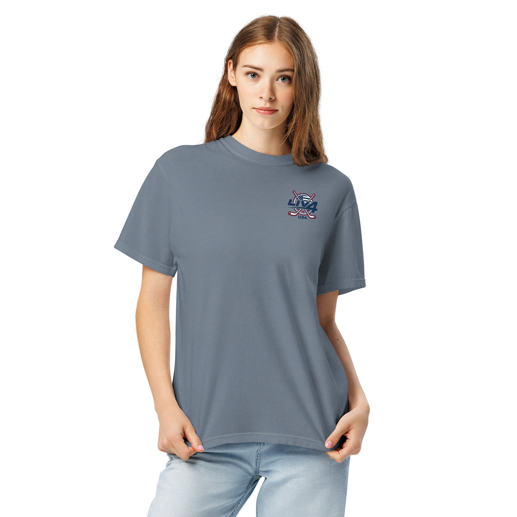 LIV 4 Hockey USA Unisex Soft Heavyweight T-Shirt