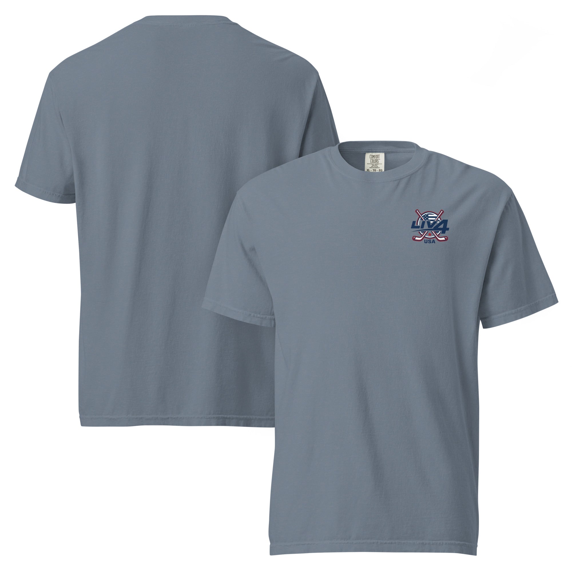 LIV 4 Hockey USA Unisex Soft Heavyweight T-Shirt