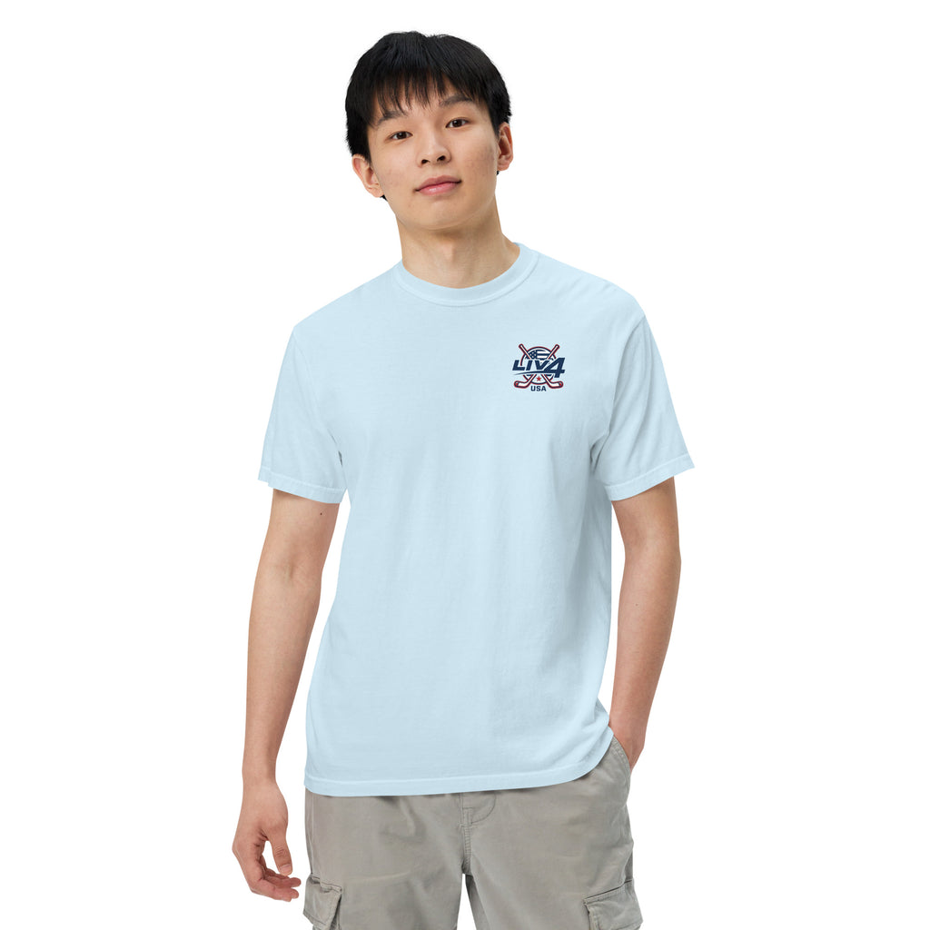 LIV 4 Hockey USA Unisex Soft Heavyweight T-Shirt
