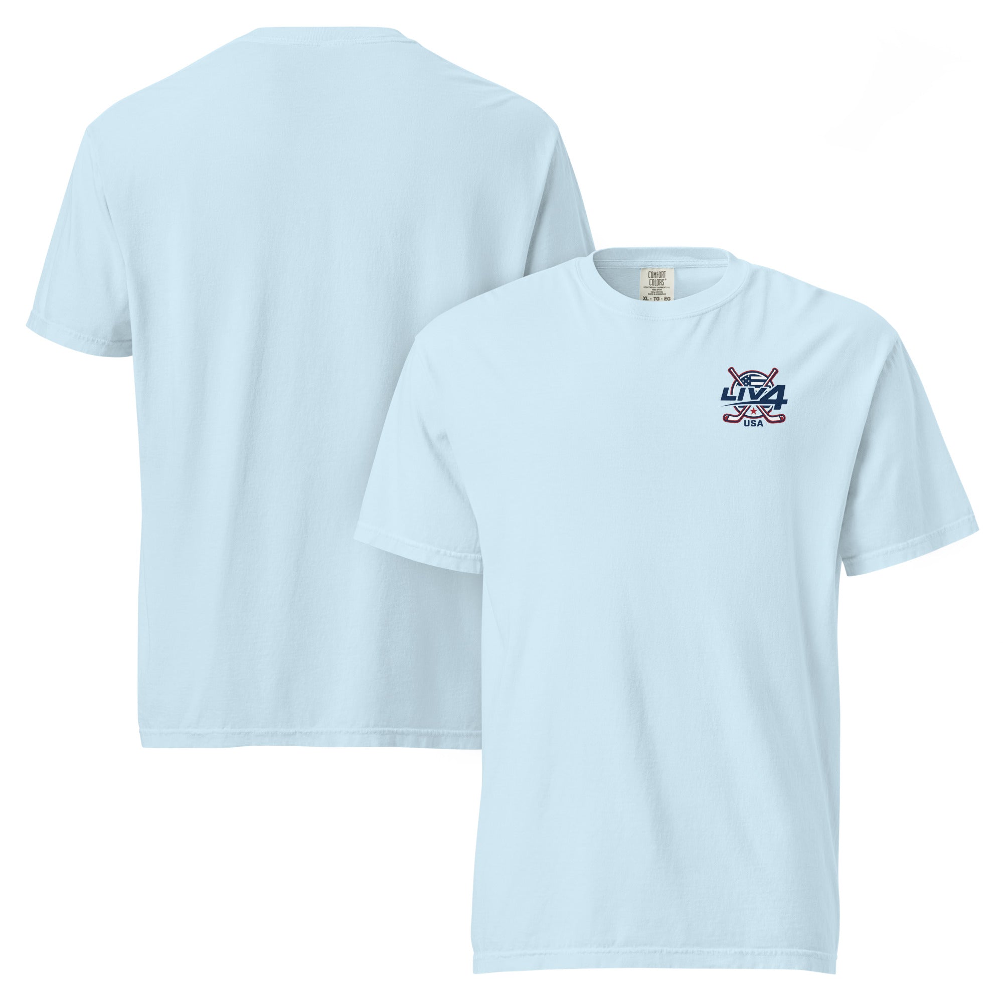 LIV 4 Hockey USA Unisex Soft Heavyweight T-Shirt