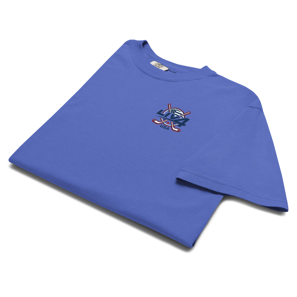 LIV 4 Hockey USA Unisex Soft Heavyweight T-Shirt