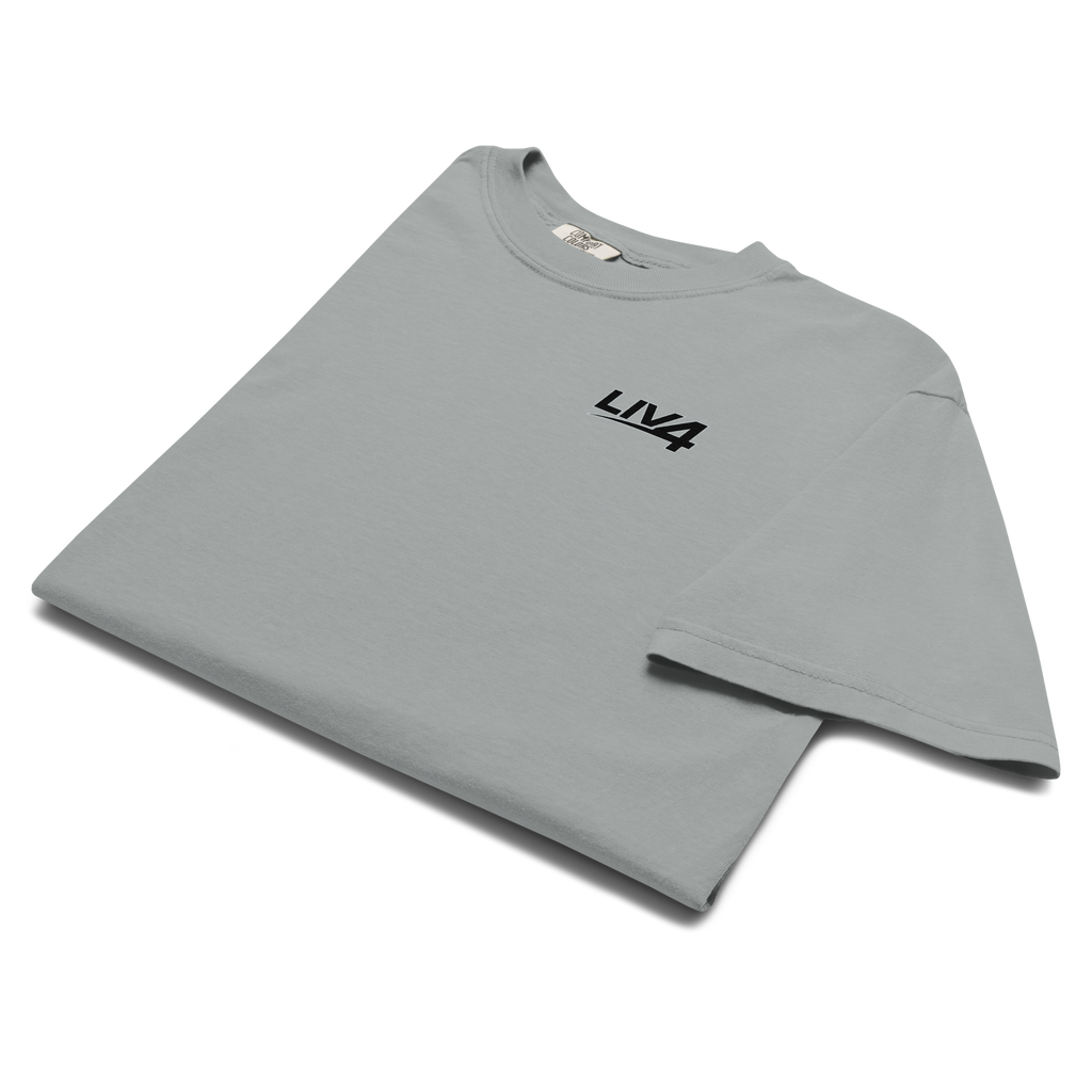 LIV 4 Unisex Soft Heavyweight T-Shirt | Black Logo