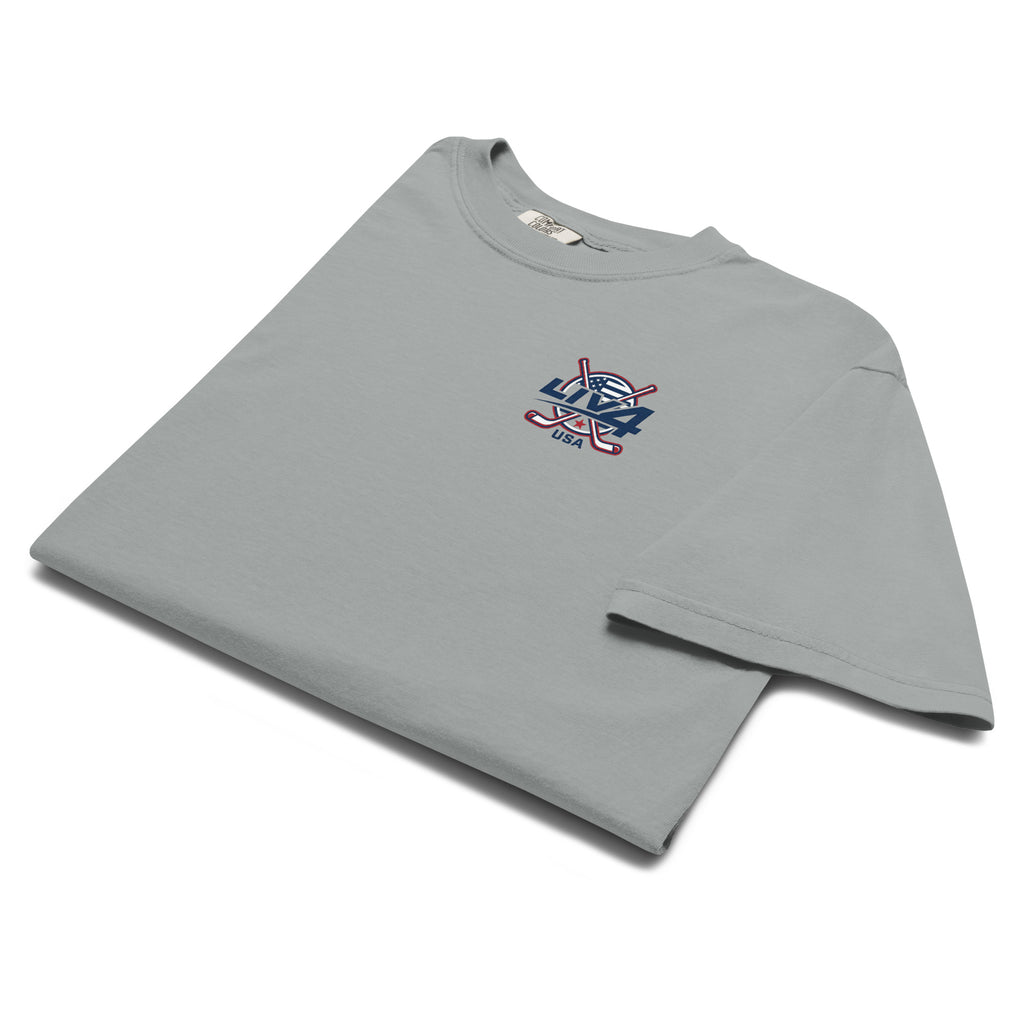 LIV 4 Hockey USA Unisex Soft Heavyweight T-Shirt
