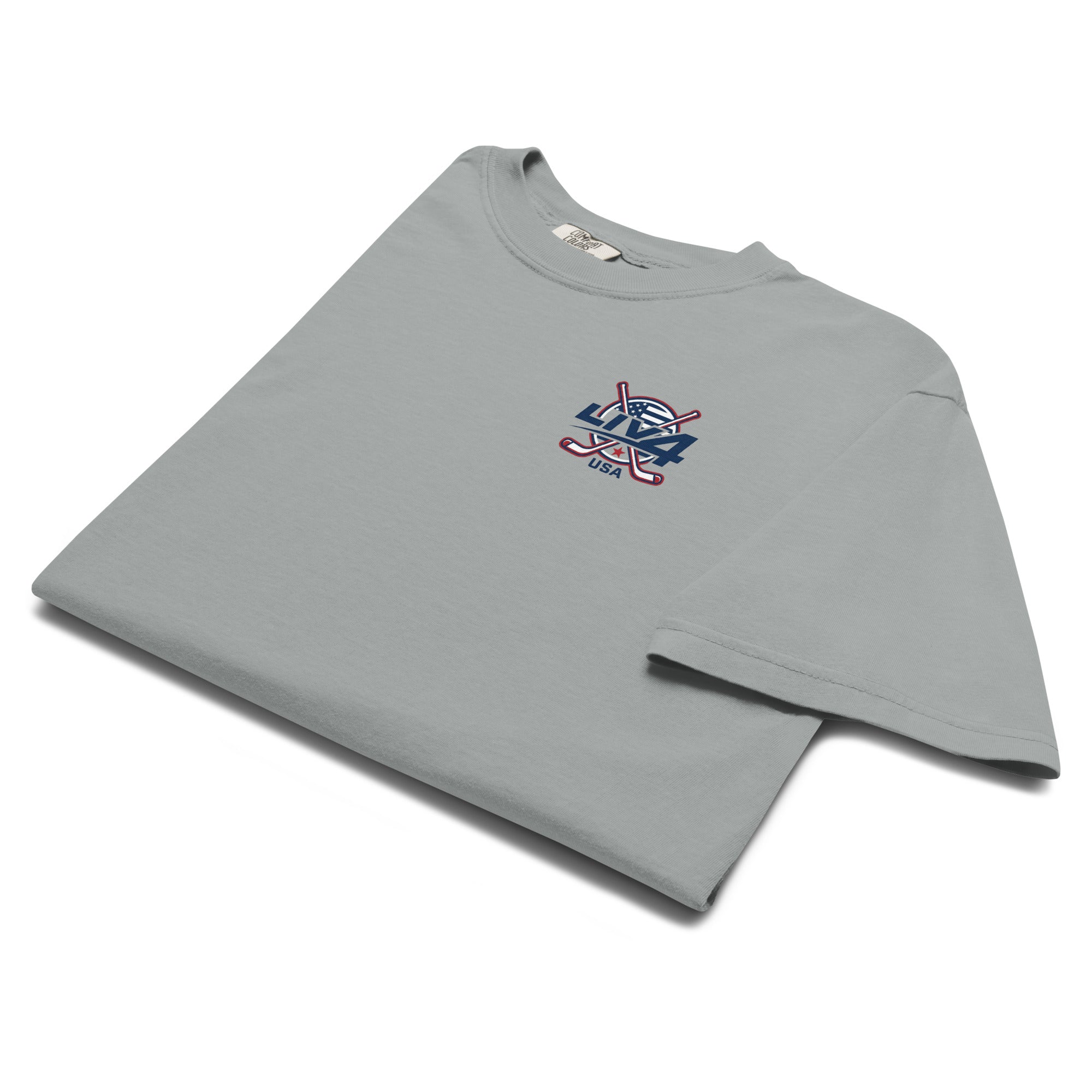 LIV 4 Hockey USA Unisex Soft Heavyweight T-Shirt