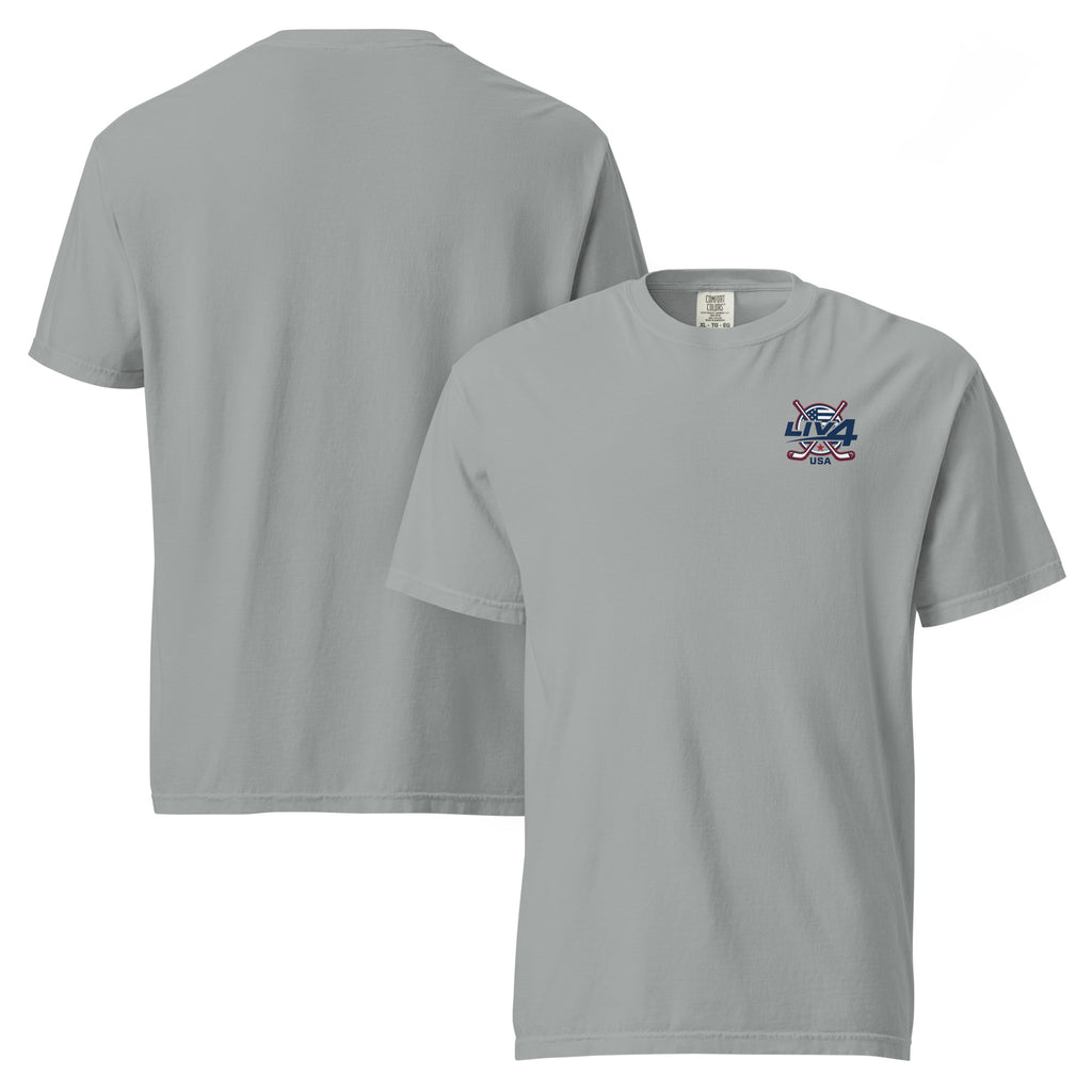 LIV 4 Hockey USA Unisex Soft Heavyweight T-Shirt