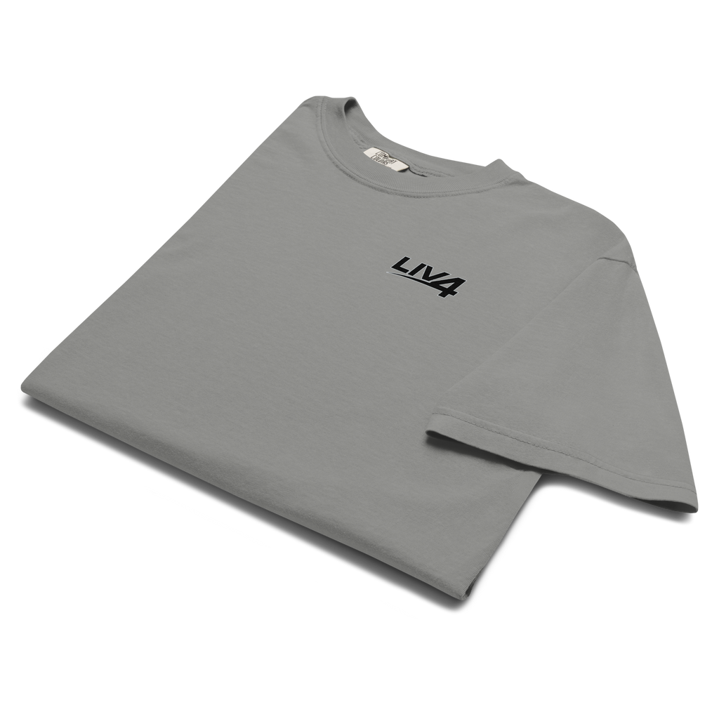 LIV 4 Unisex Soft Heavyweight T-Shirt | Black Logo