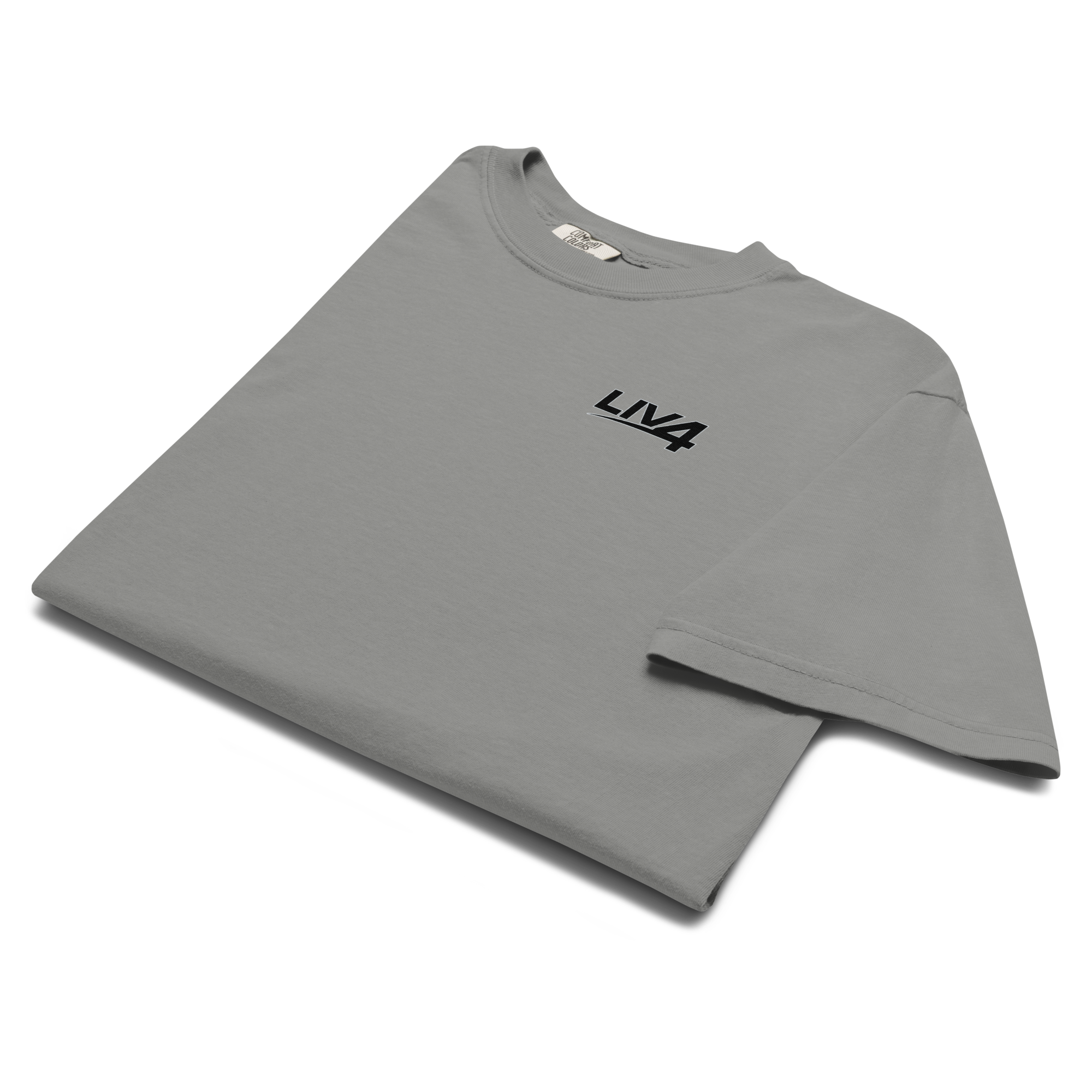 LIV 4 Unisex Soft Heavyweight T-Shirt | Black Logo