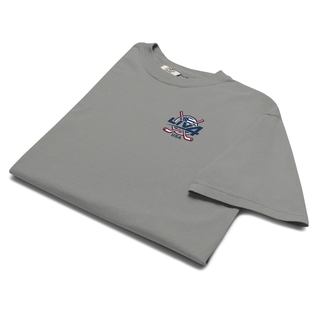 LIV 4 Hockey USA Unisex Soft Heavyweight T-Shirt