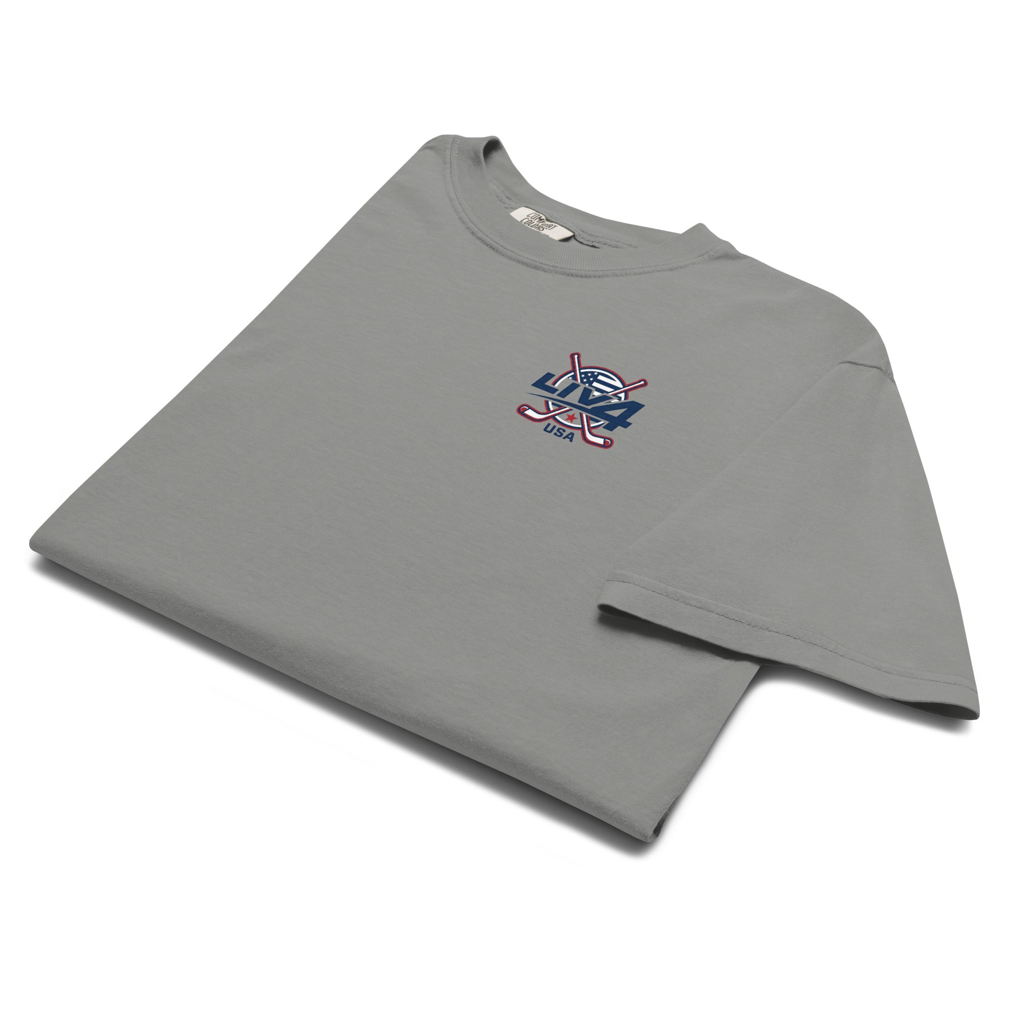 LIV 4 Hockey USA Unisex Soft Heavyweight T-Shirt