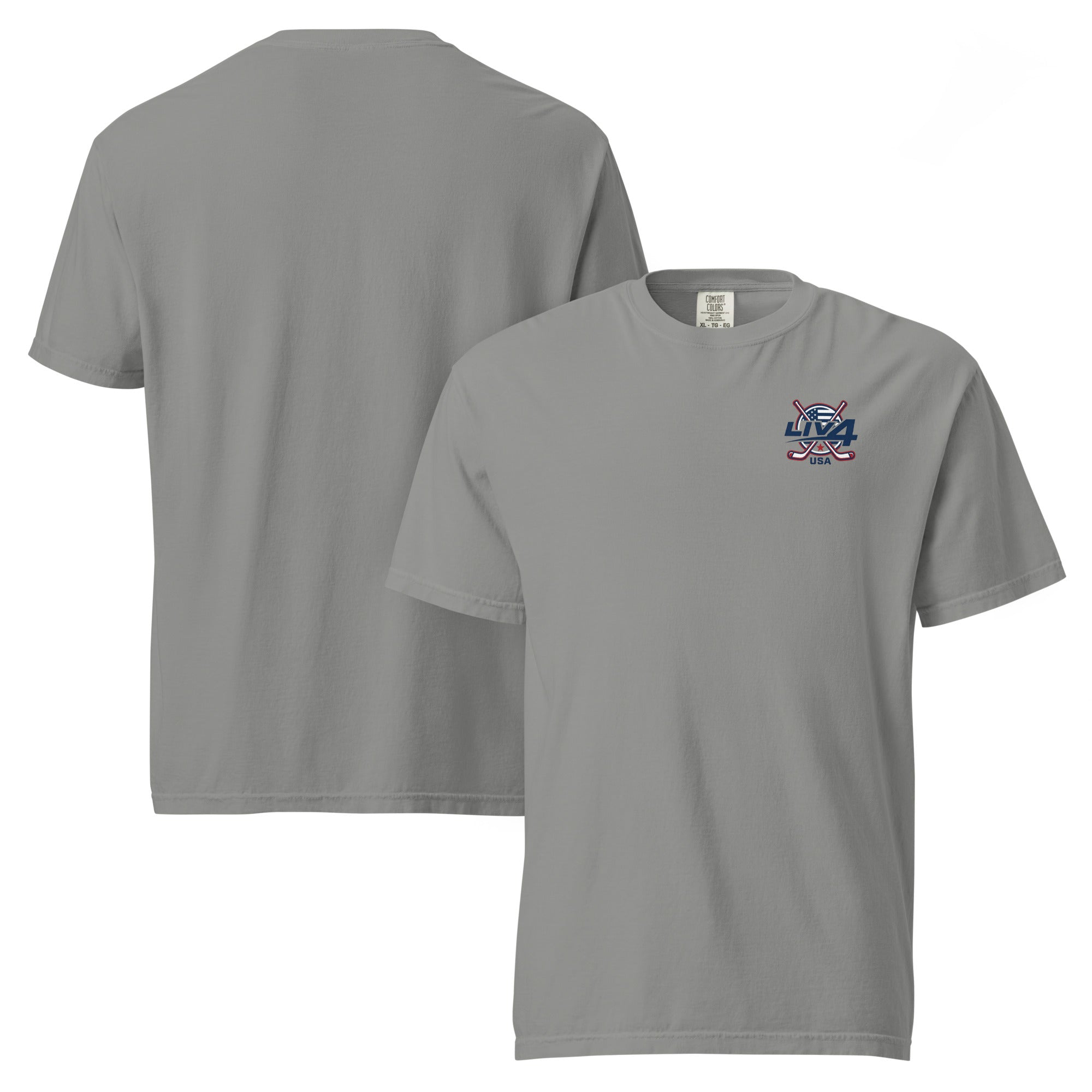 LIV 4 Hockey USA Unisex Soft Heavyweight T-Shirt