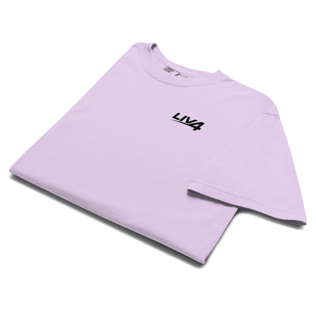LIV 4 Unisex Soft Heavyweight T-Shirt | Black Logo