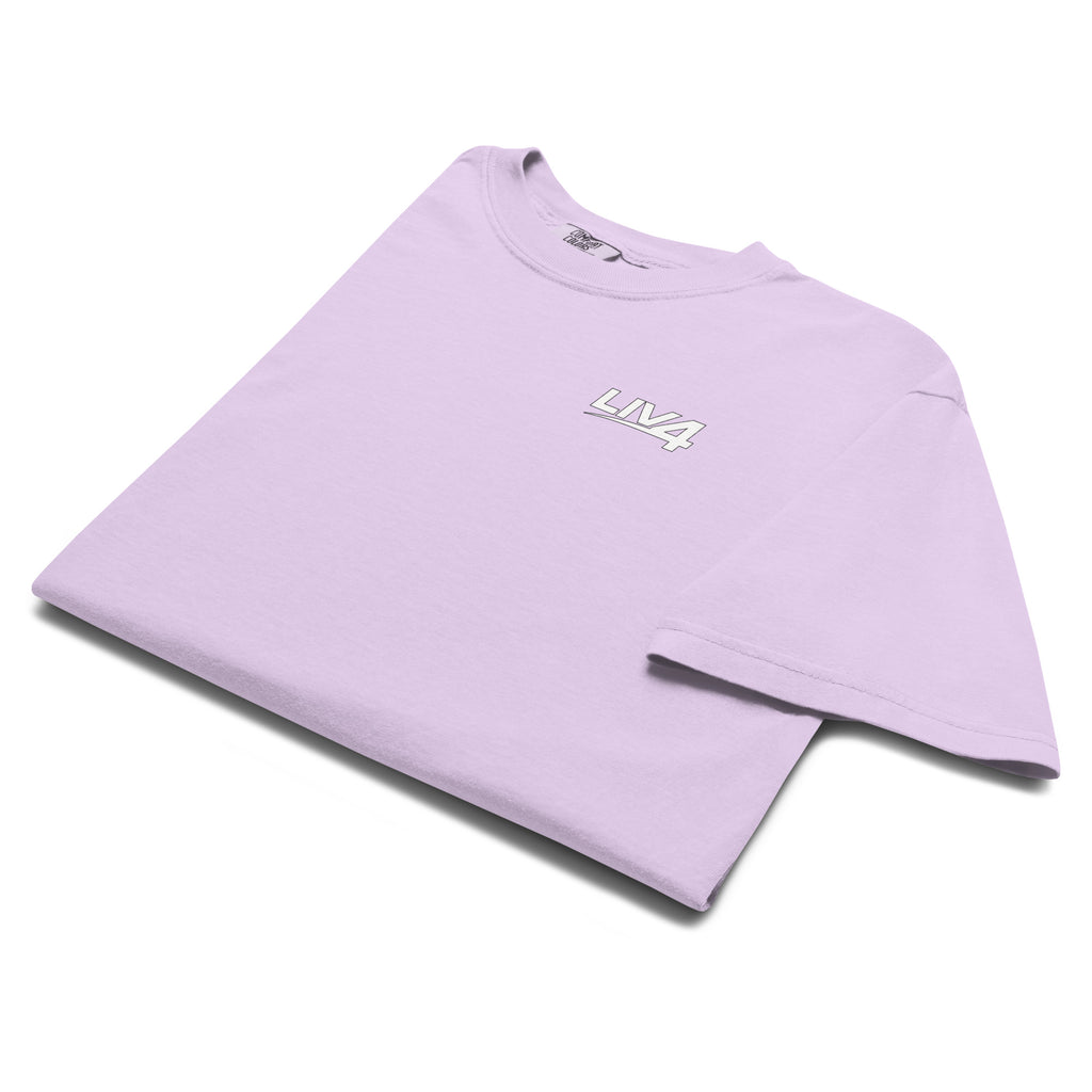 LIV 4 Unisex Soft Heavyweight T-Shirt | White Logo