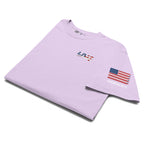 LIV 4 Patriotic and USA Flag on Sleeve Unisex Soft Heavyweight T-Shirt