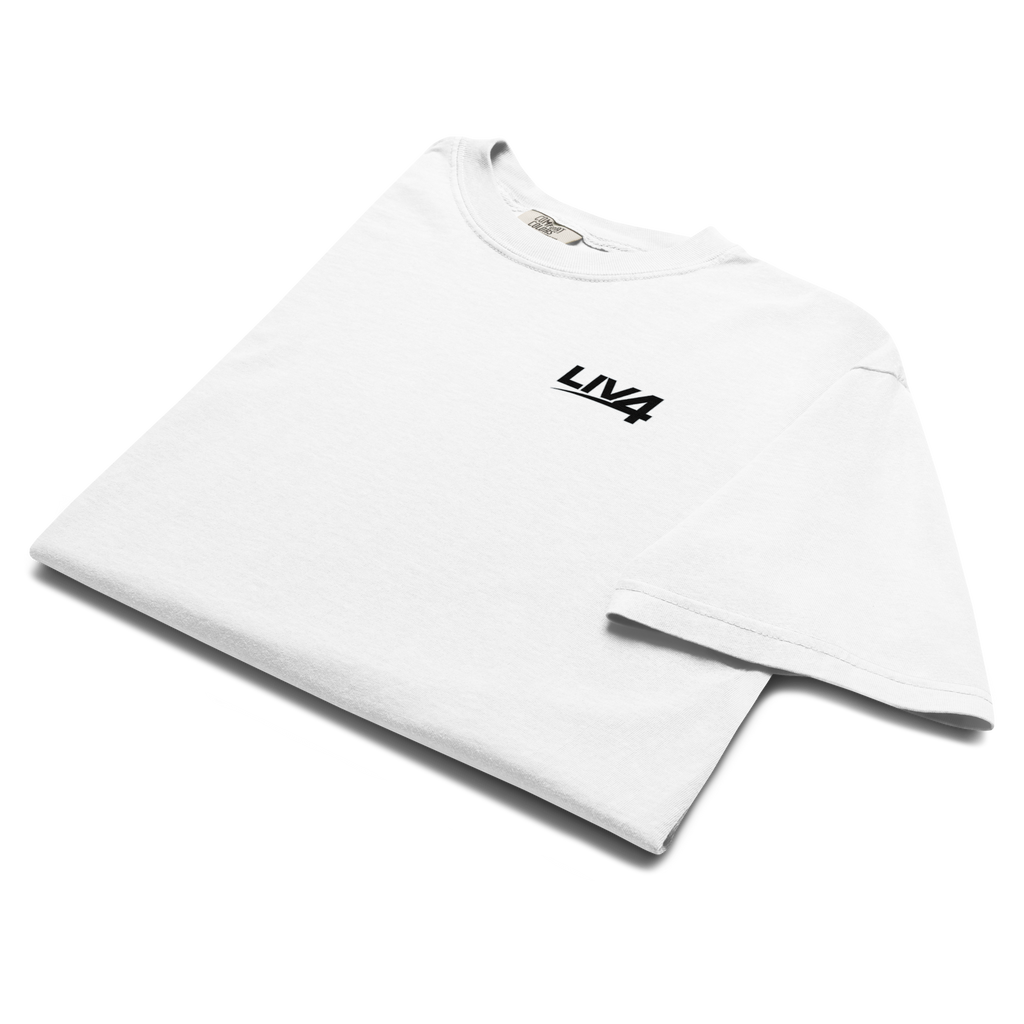 LIV 4 Unisex Soft Heavyweight T-Shirt | Black Logo