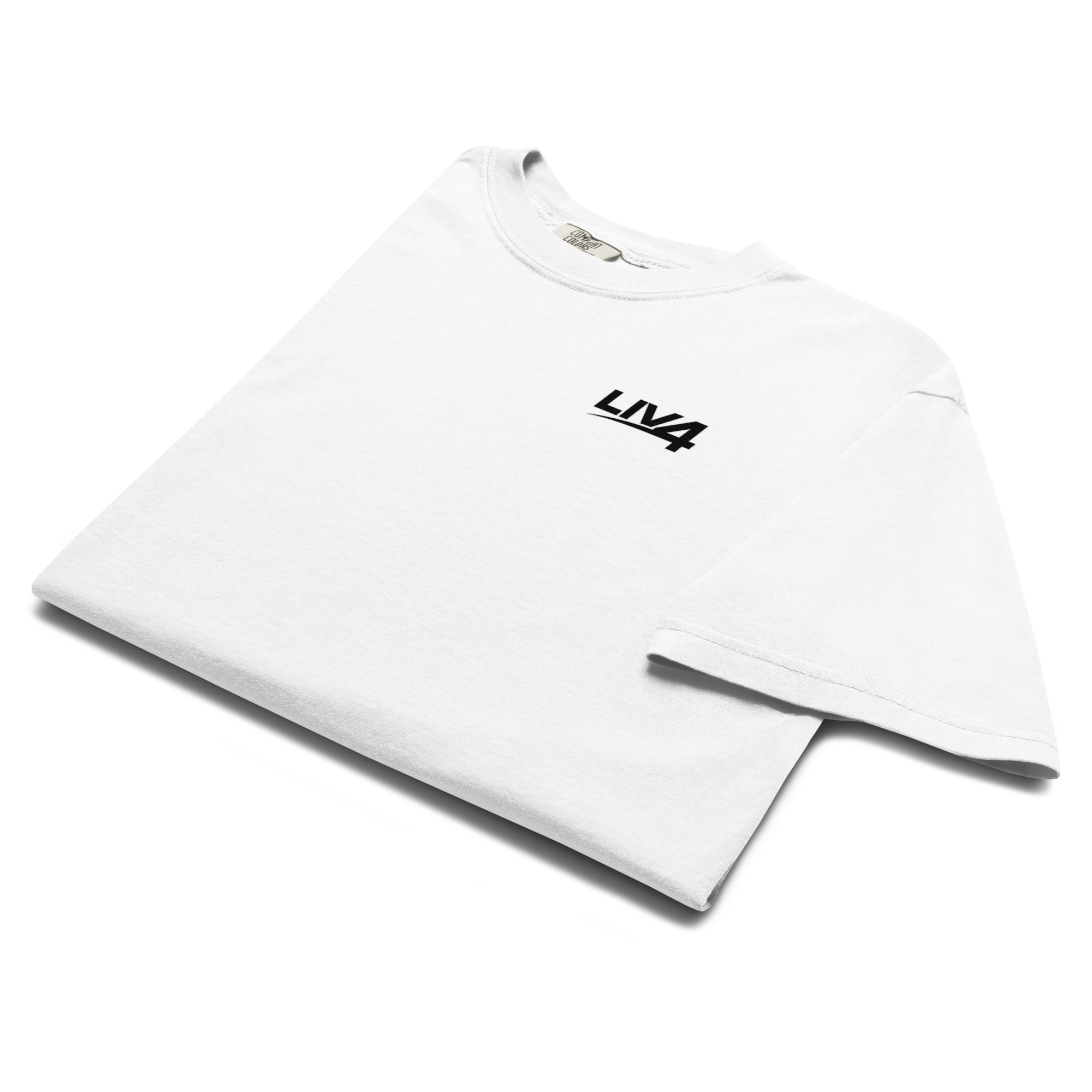 LIV 4 Unisex Soft Heavyweight T-Shirt | Black Logo