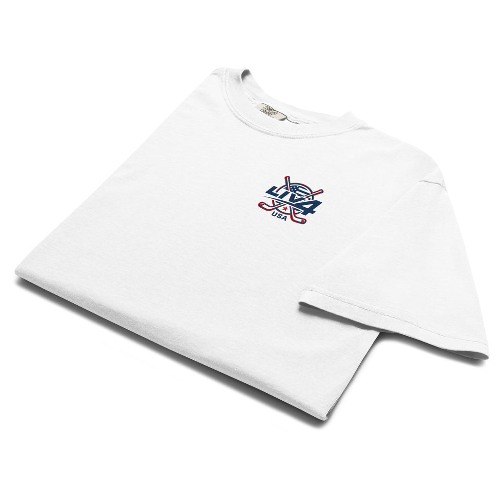 LIV 4 Hockey USA Unisex Soft Heavyweight T-Shirt