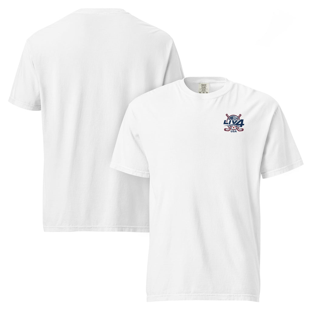 LIV 4 Hockey USA Unisex Soft Heavyweight T-Shirt