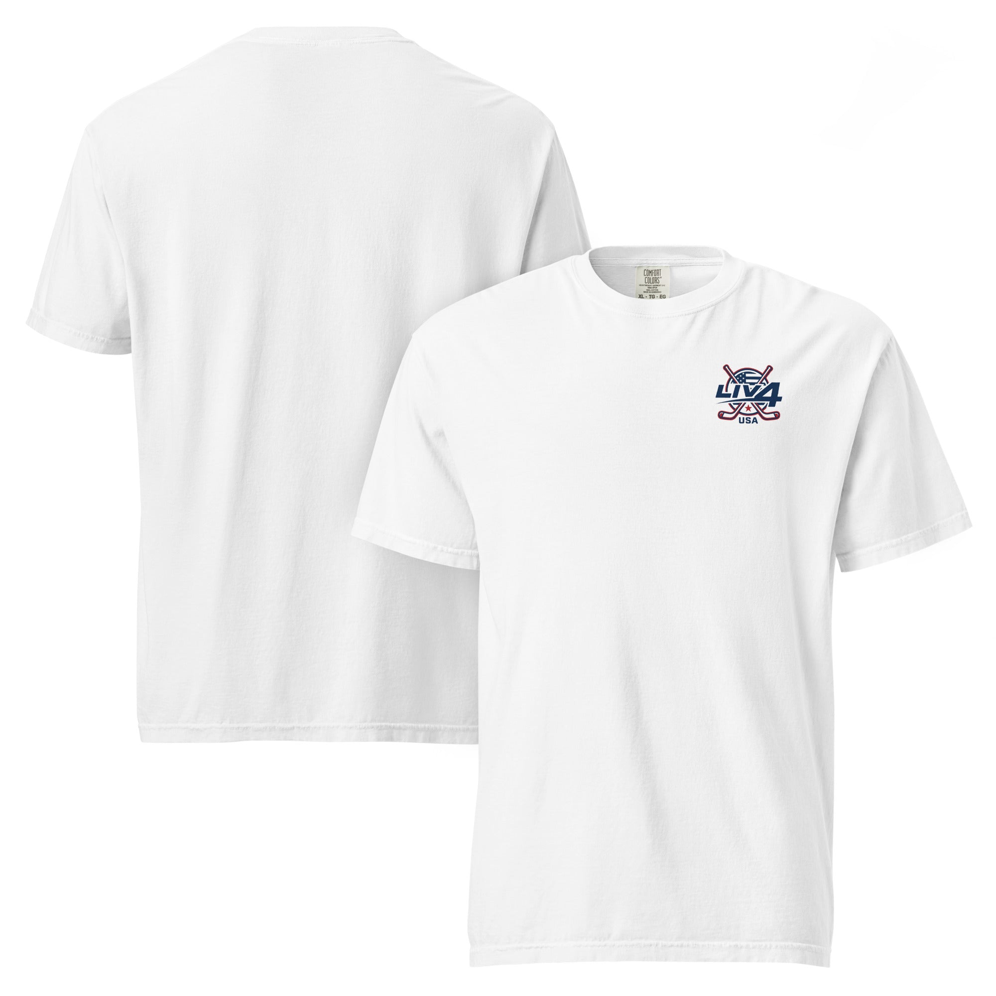 LIV 4 Hockey USA Unisex Soft Heavyweight T-Shirt
