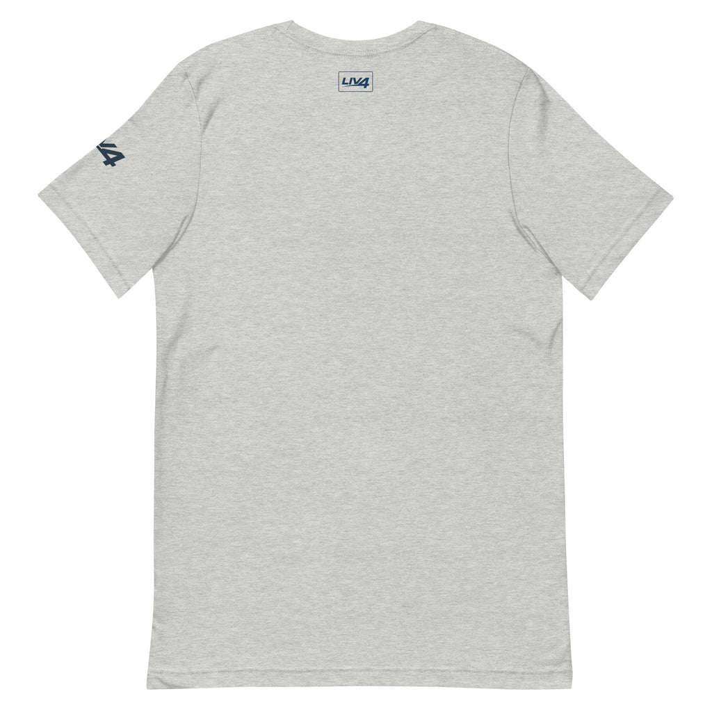 LIV 4 Soccer with USA Flag Unisex T-Shirt