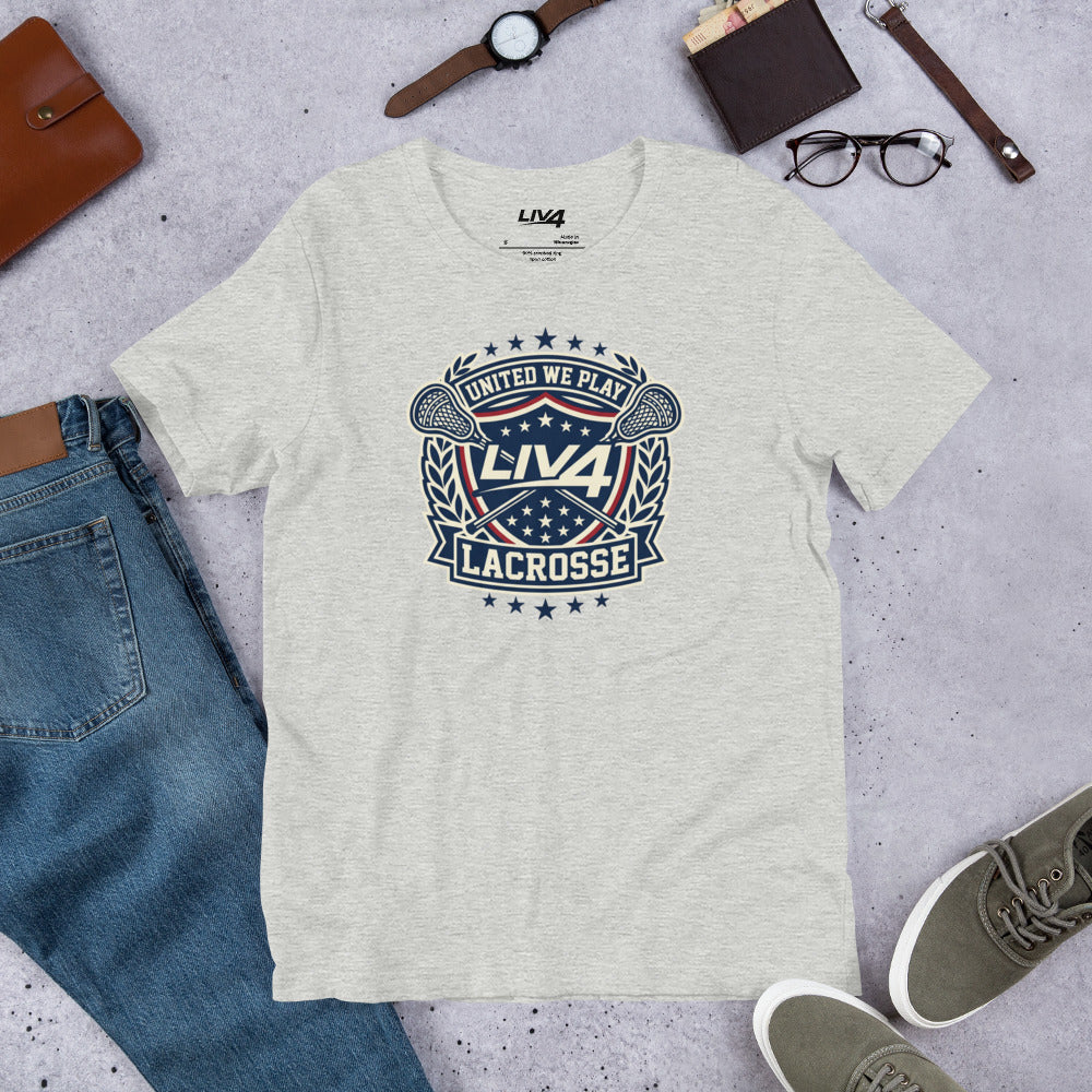 LIV 4 United We Play Lacrosse Unisex T-Shirt