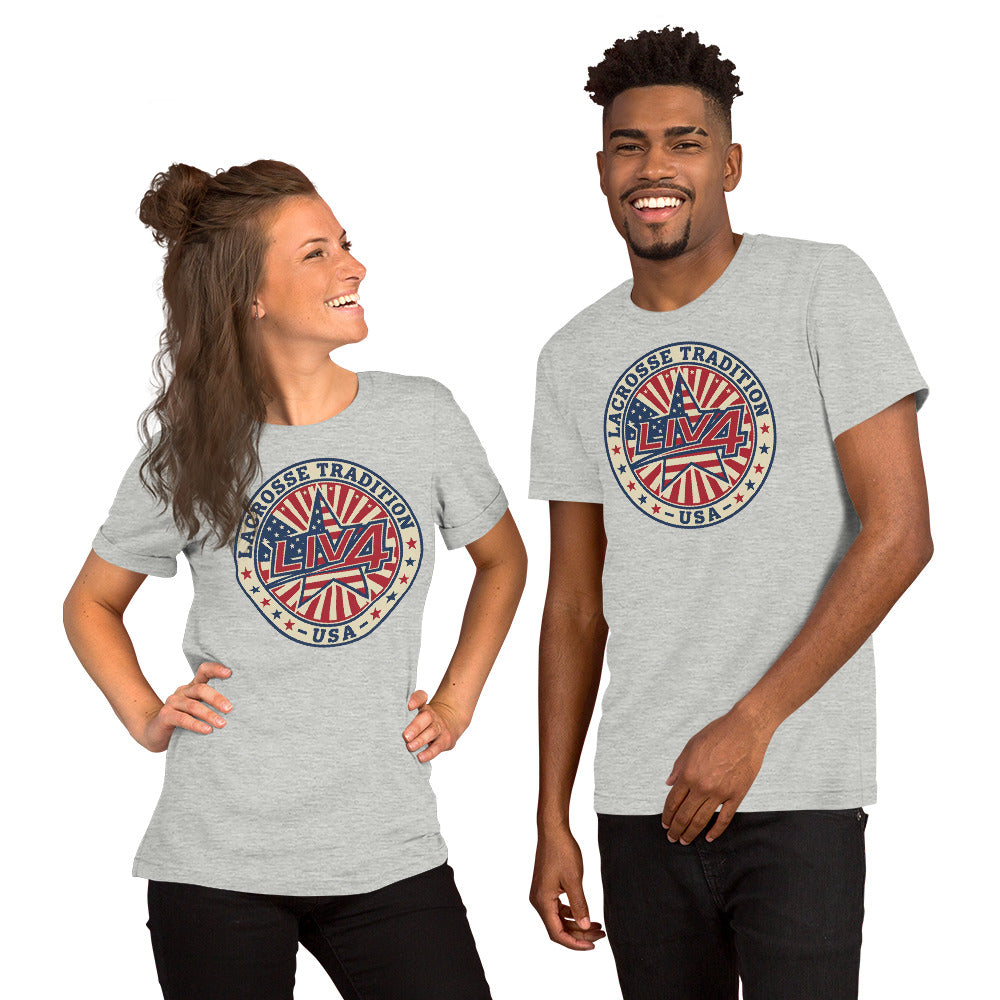 LIV 4 Lacrosse Tradition USA Unisex T-Shirt