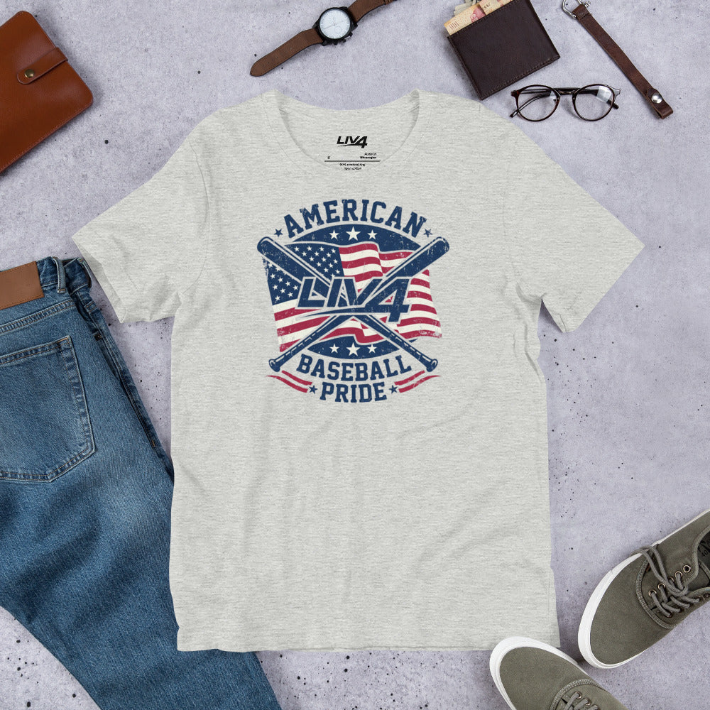 LIV 4 American Baseball Pride Unisex T-Shirt