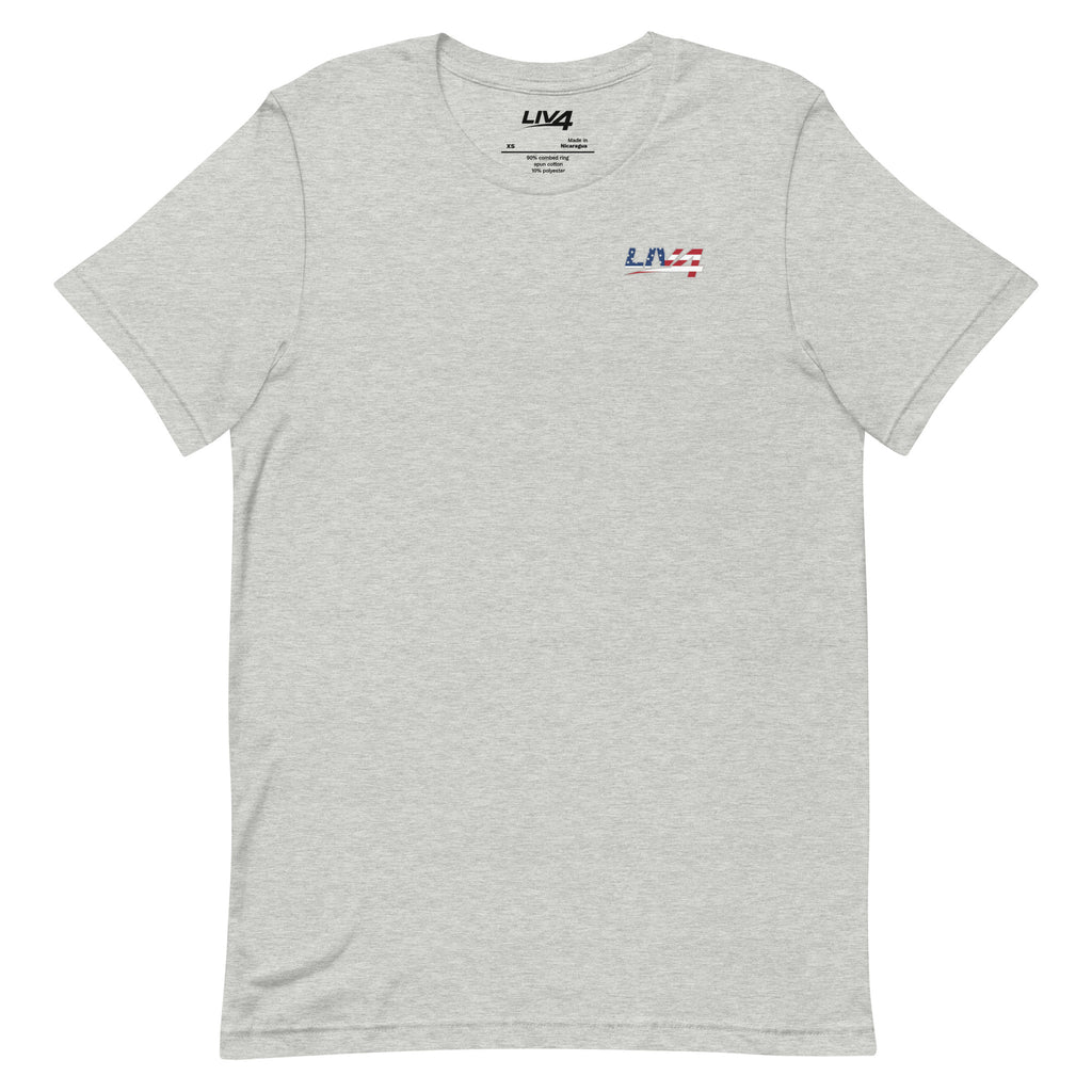 LIV 4 Stars Stripes and Tight Lines Fishing Unisex T-Shirt