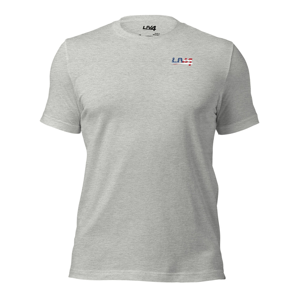 LIV 4 Stars Stripes and Tight Lines Fishing Unisex T-Shirt