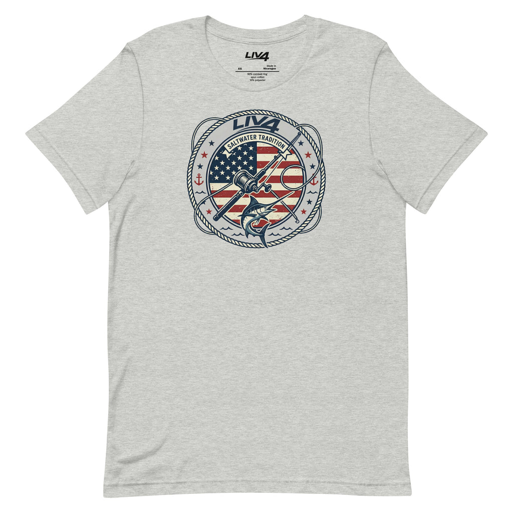 LIV 4 Saltwater Tradition Fishing Unisex T-Shirt