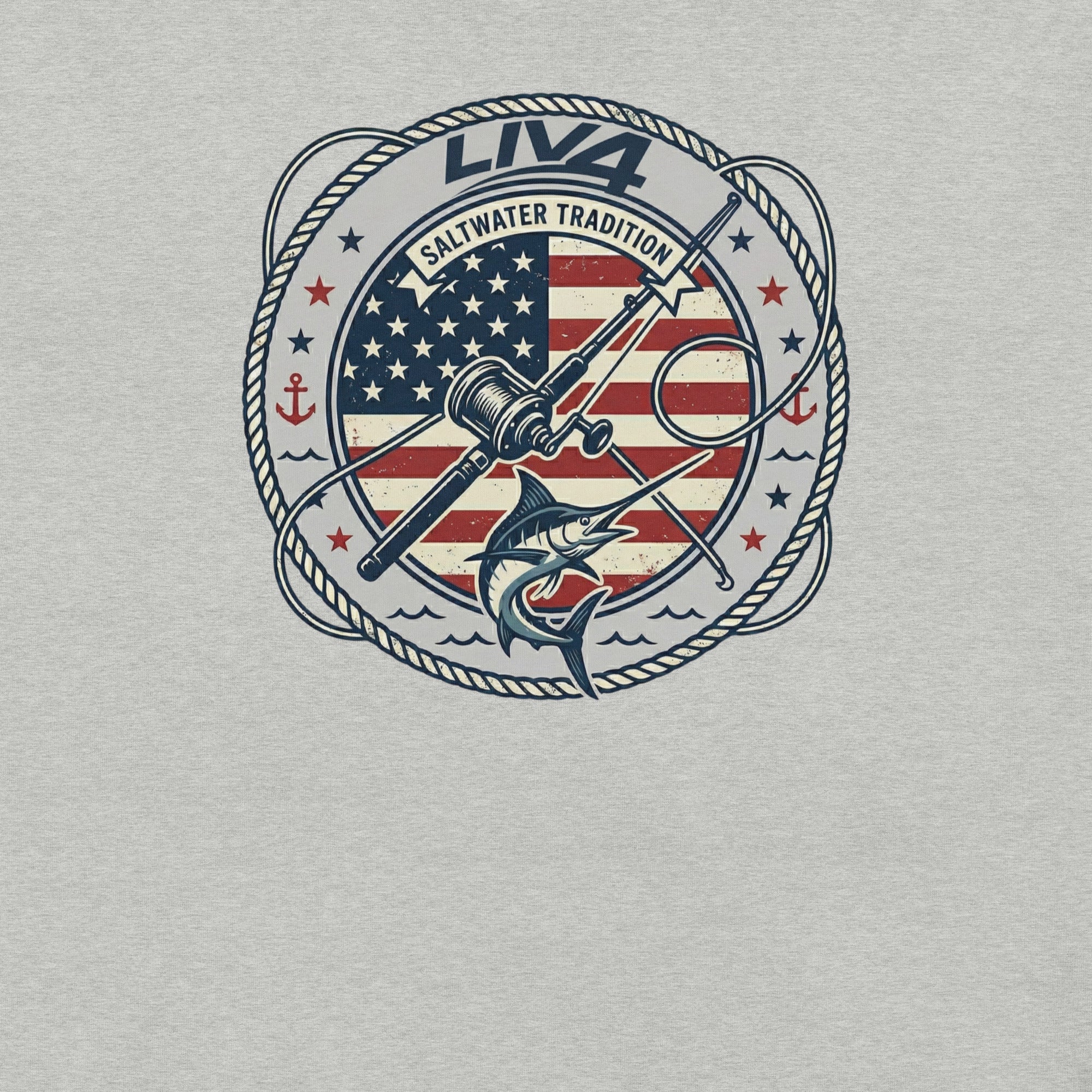 LIV 4 Saltwater Tradition Fishing Unisex T-Shirt