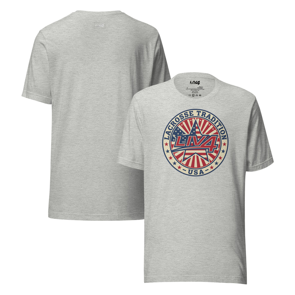 LIV 4 Lacrosse Tradition USA Unisex T-Shirt