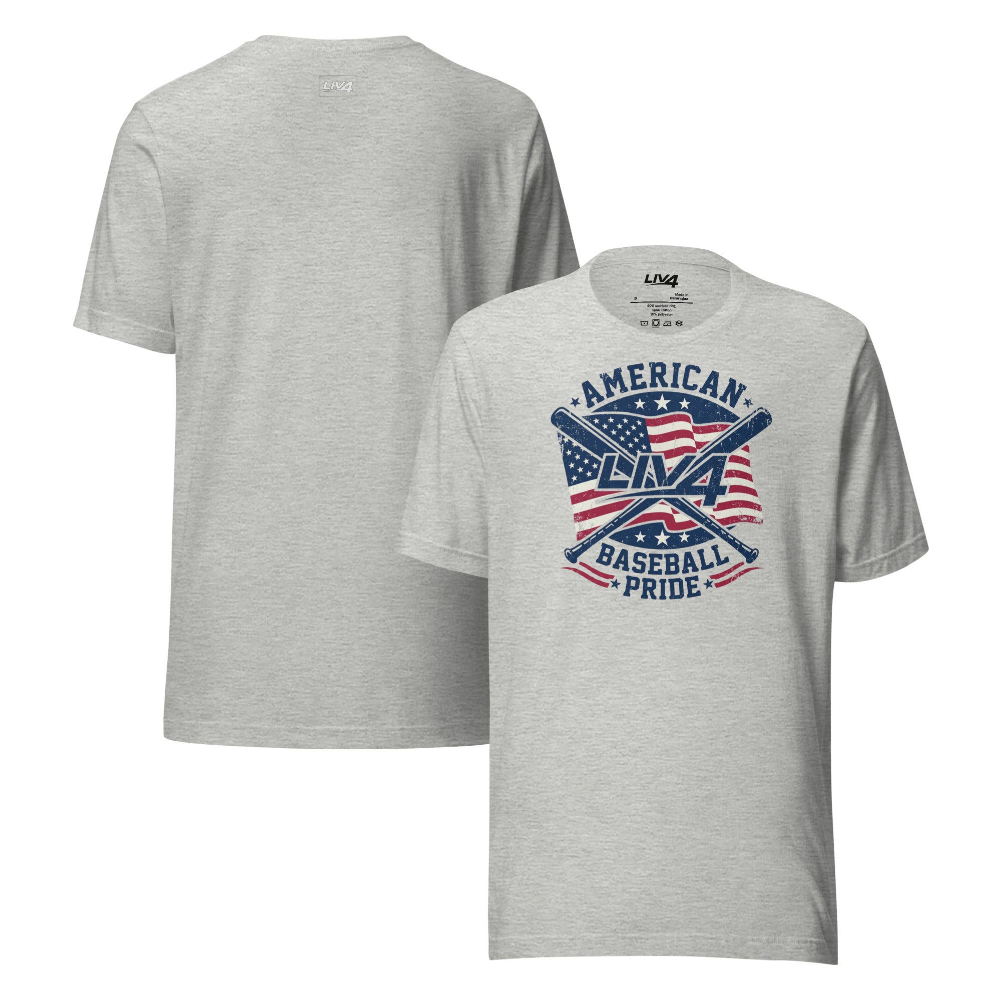 LIV 4 American Baseball Pride Unisex T-Shirt