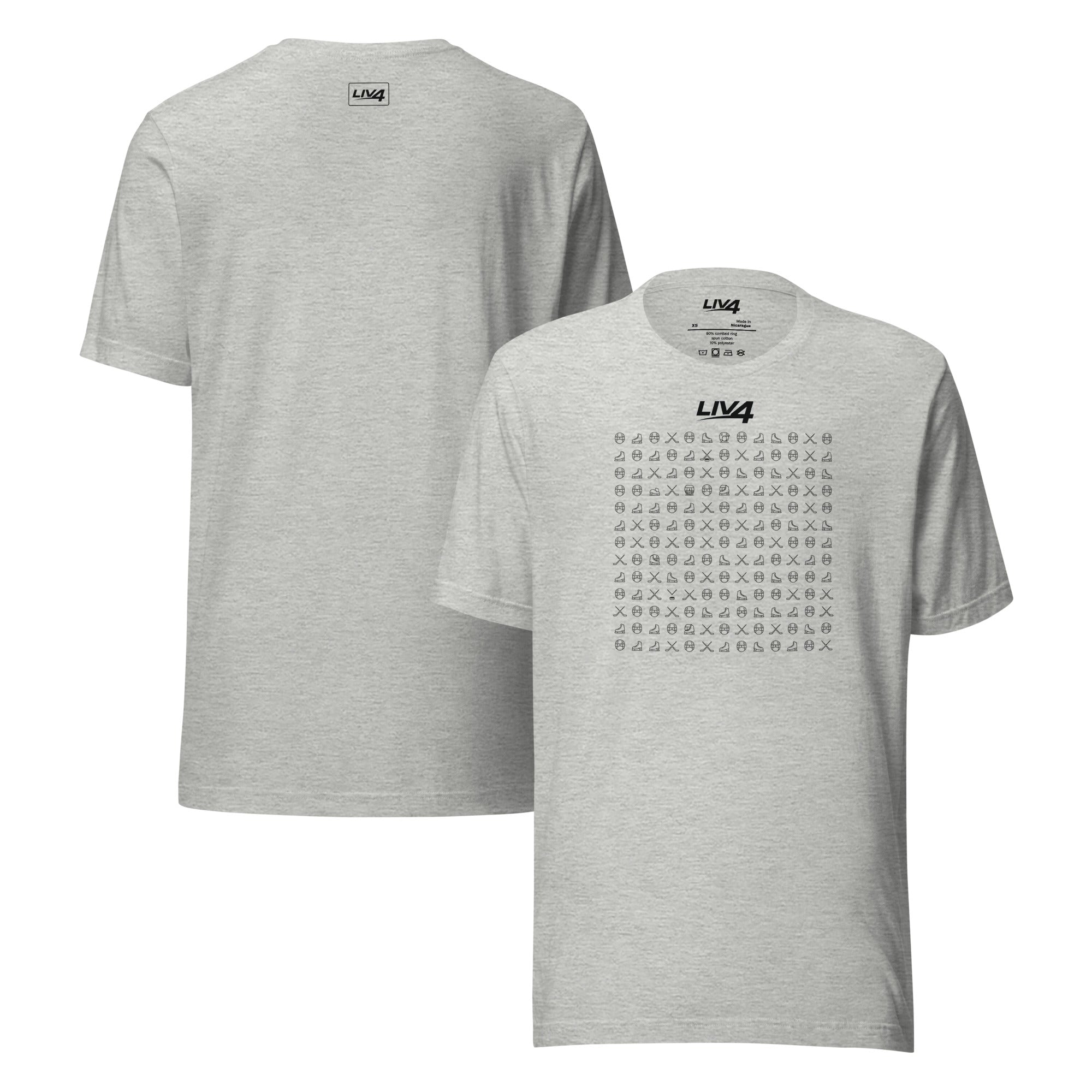 LIV 4 Hockey Grid Unisex T-Shirt