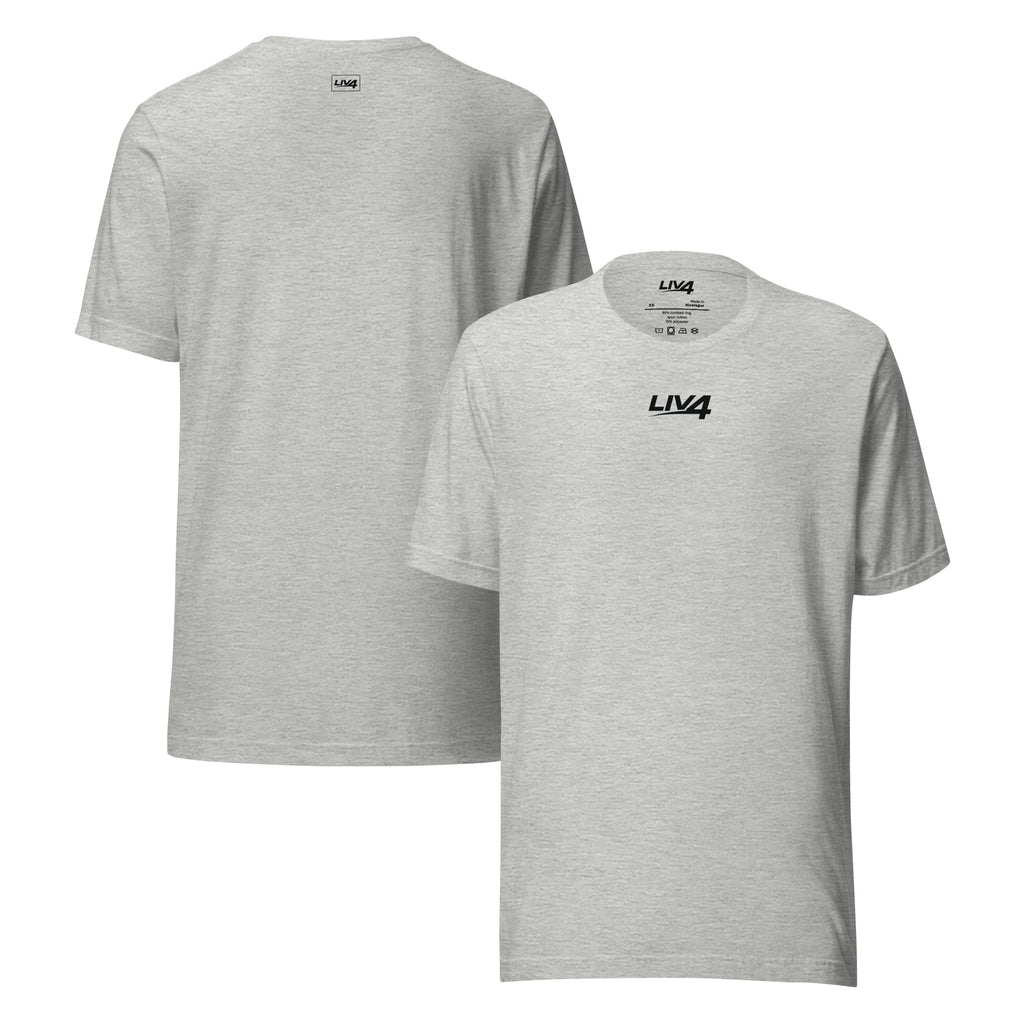 LIV 4 Unisex Soft Lightweight T-shirt | Black Logo