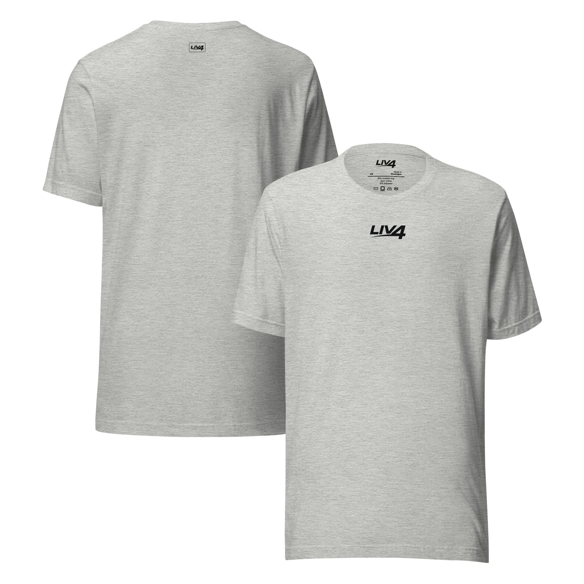 LIV 4 Unisex Soft Lightweight T-shirt | Black Logo