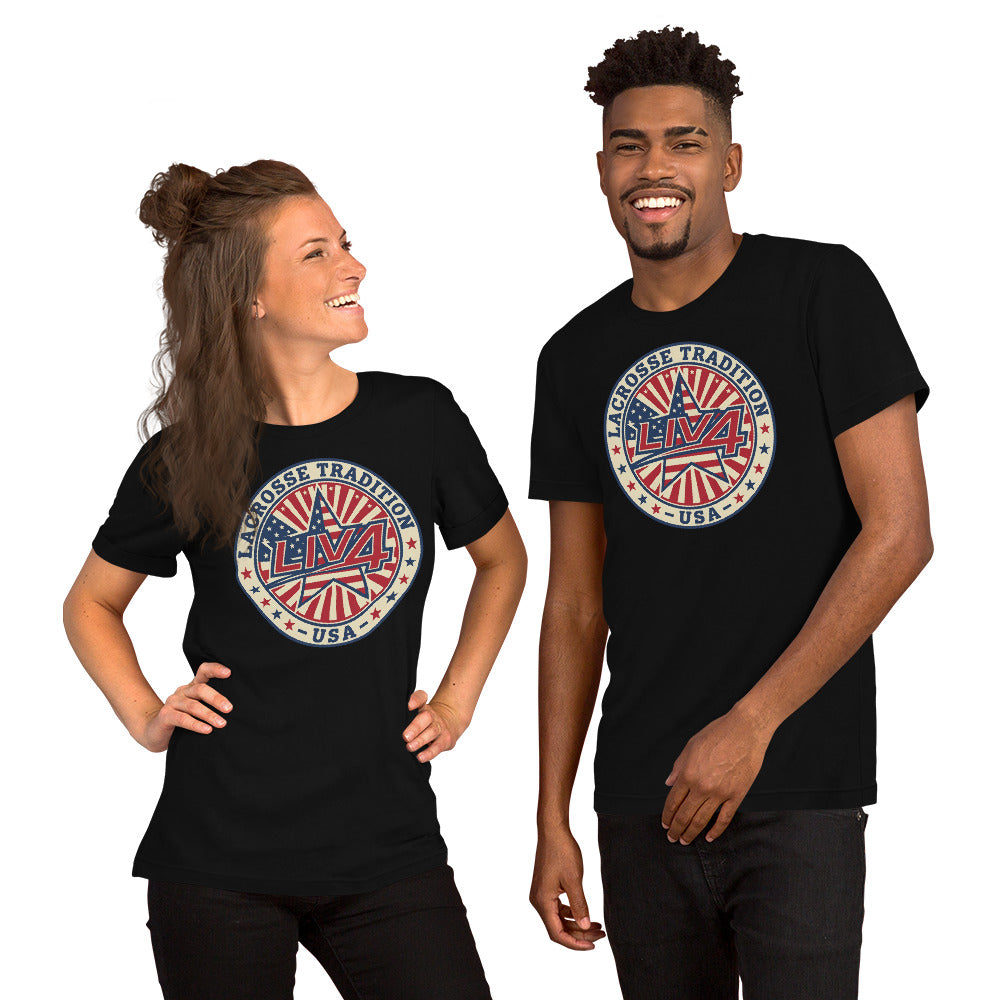 LIV 4 Lacrosse Tradition USA Unisex T-Shirt