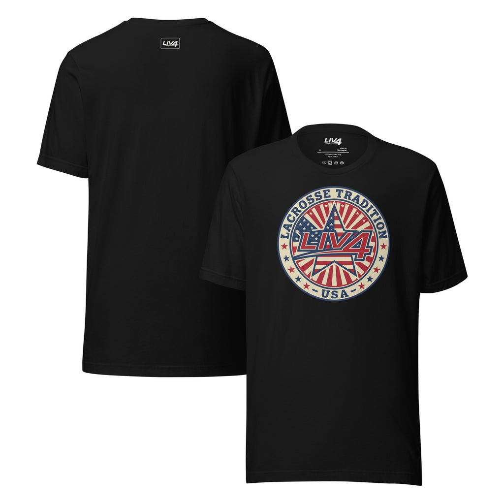 LIV 4 Lacrosse Tradition USA Unisex T-Shirt