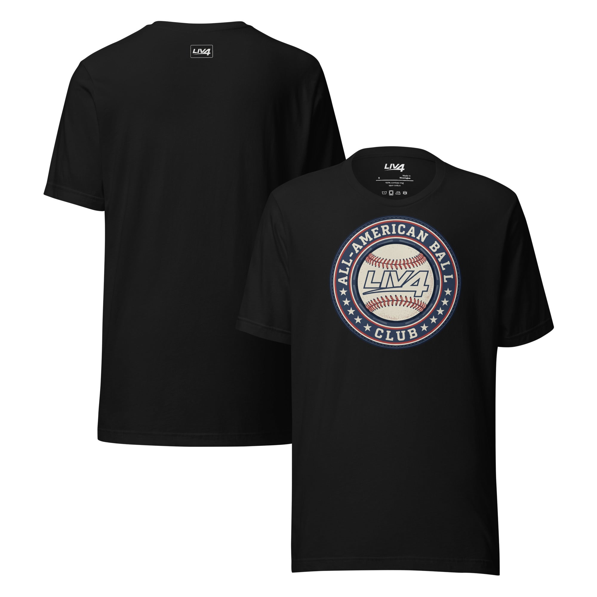 LIV 4 All American Ball Club Baseball Unisex T-Shirt