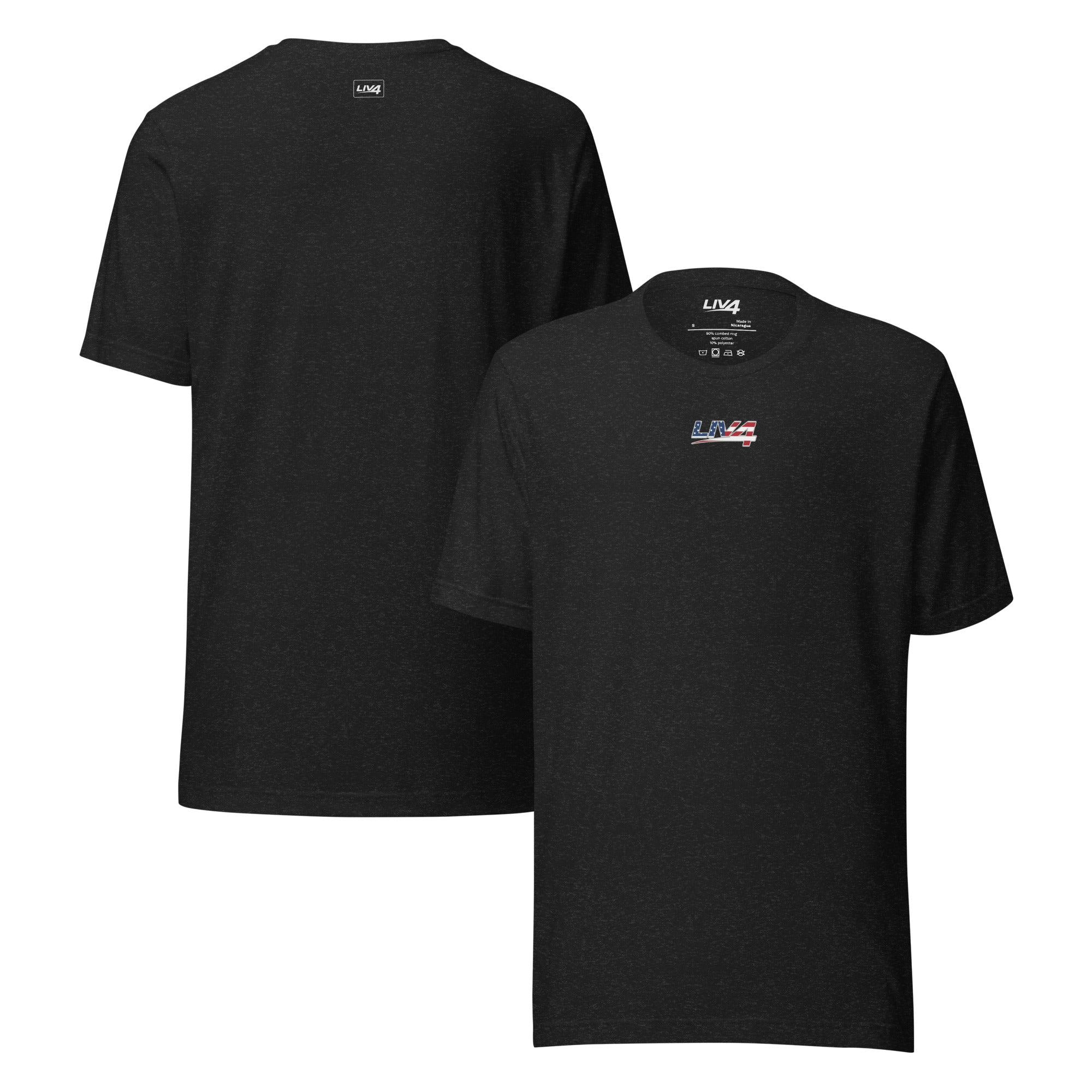 LIV 4 Patriotic Unisex T-Shirt | Small Logo