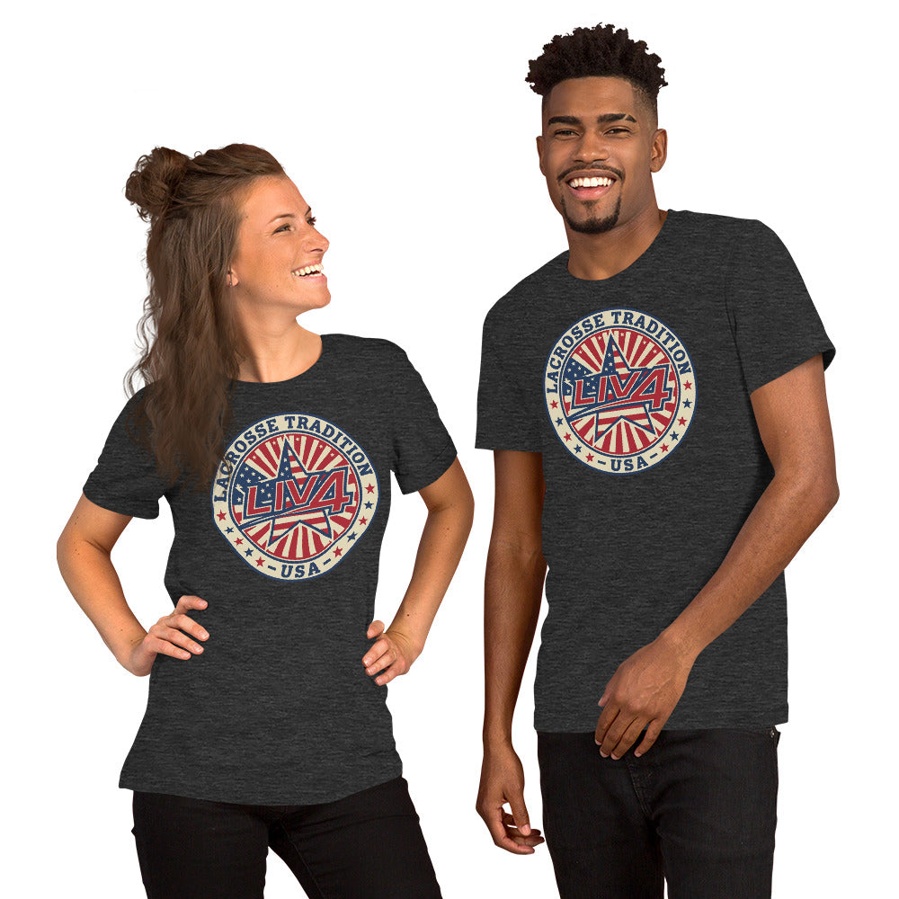 LIV 4 Lacrosse Tradition USA Unisex T-Shirt