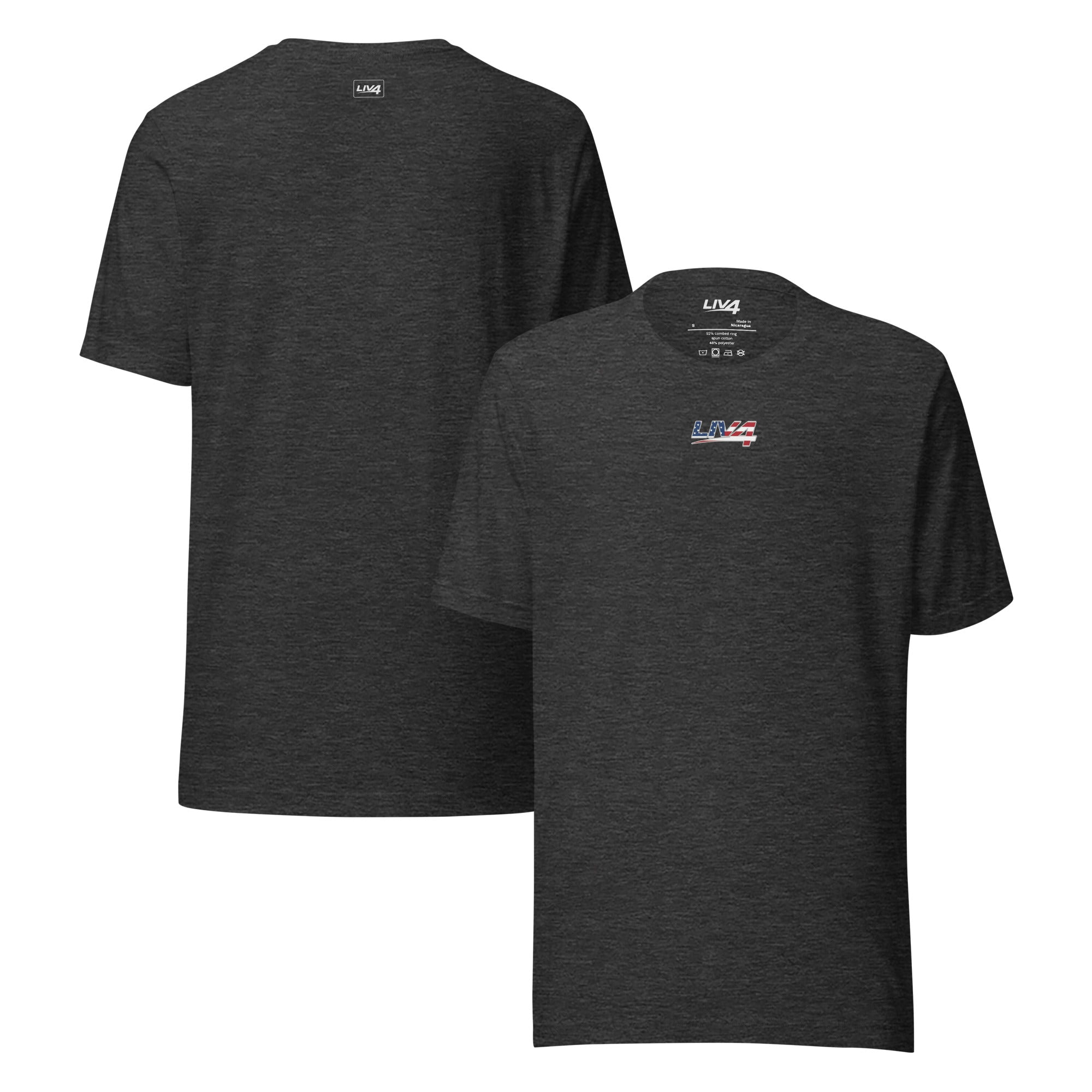 LIV 4 Patriotic Unisex T-Shirt | Small Logo