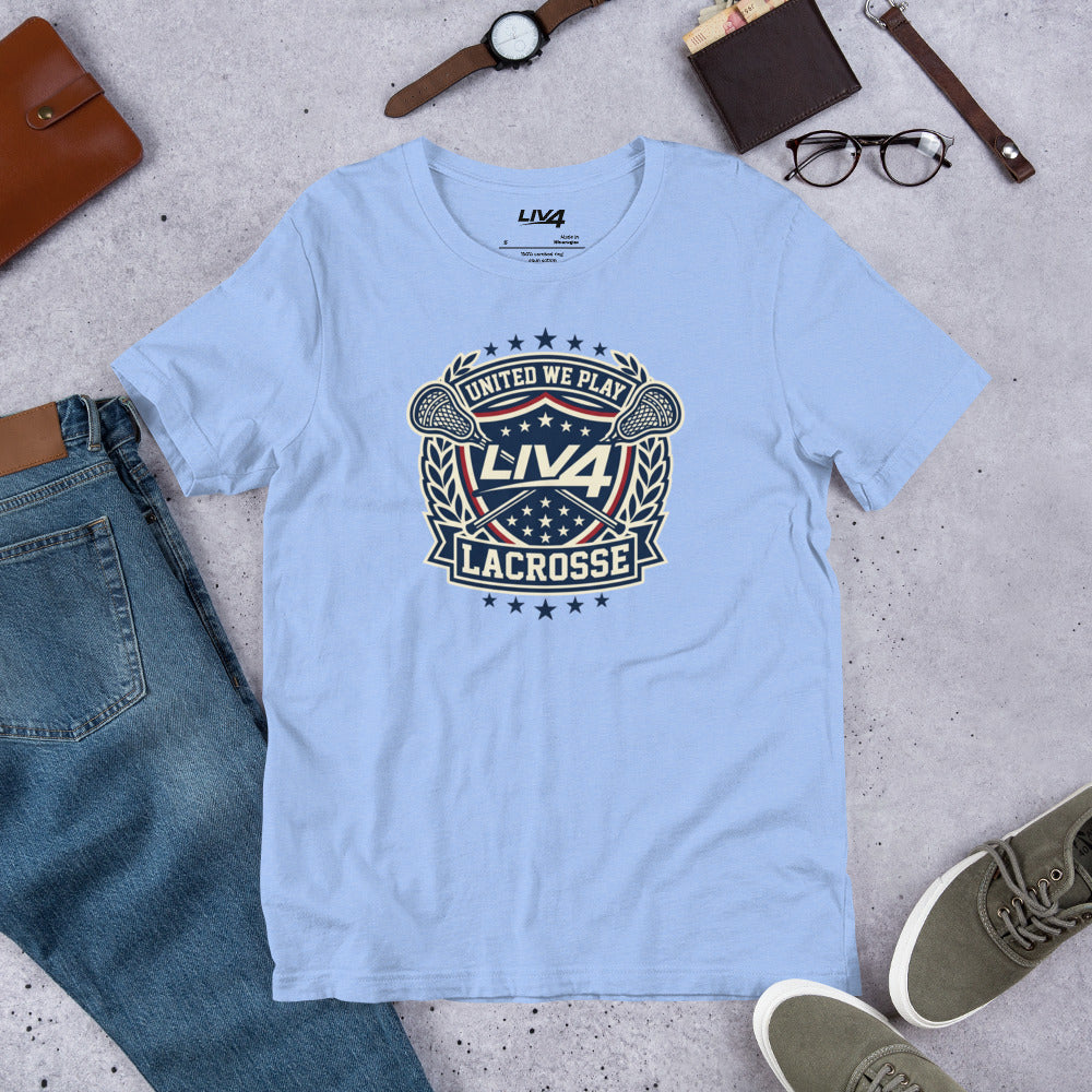 LIV 4 United We Play Lacrosse Unisex T-Shirt