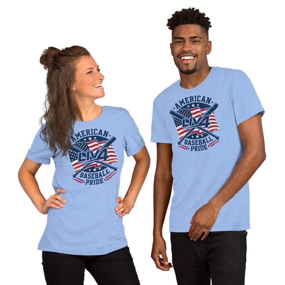 LIV 4 American Baseball Pride Unisex T-Shirt