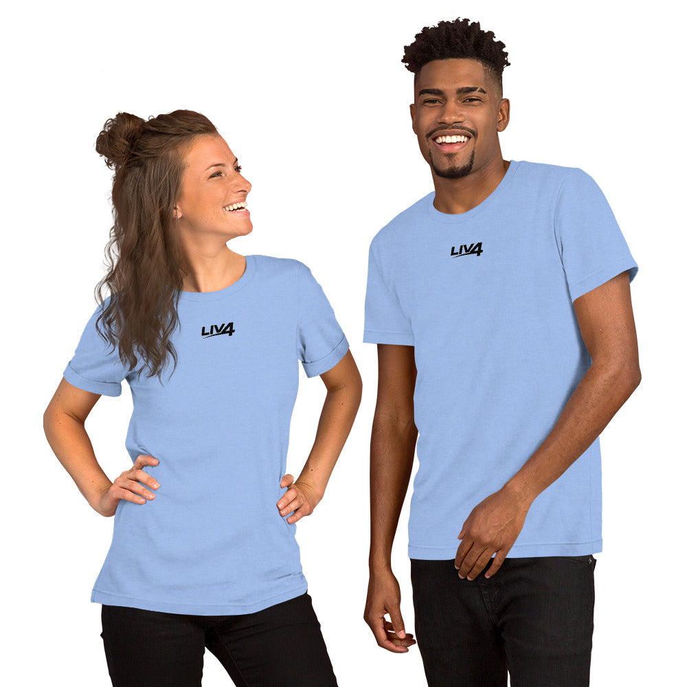 LIV 4 Unisex Soft Lightweight T-shirt | Black Logo
