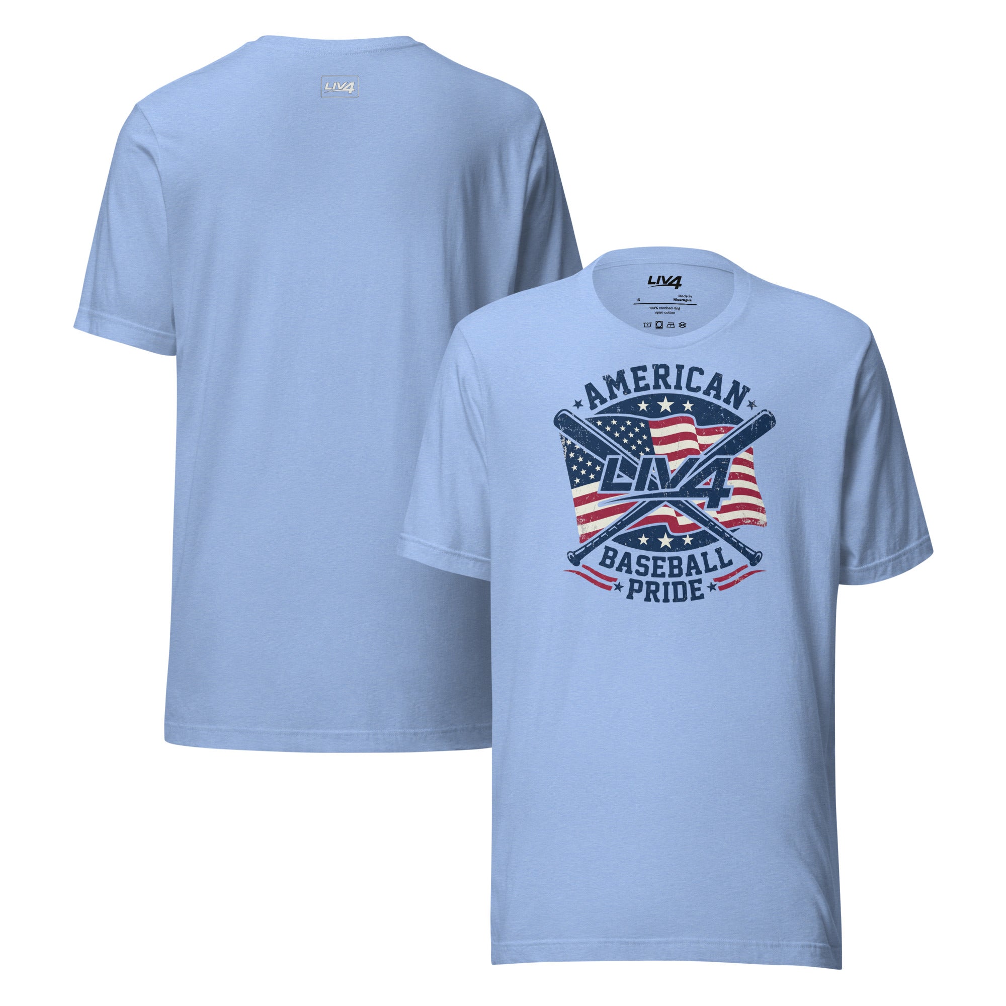 LIV 4 American Baseball Pride Unisex T-Shirt