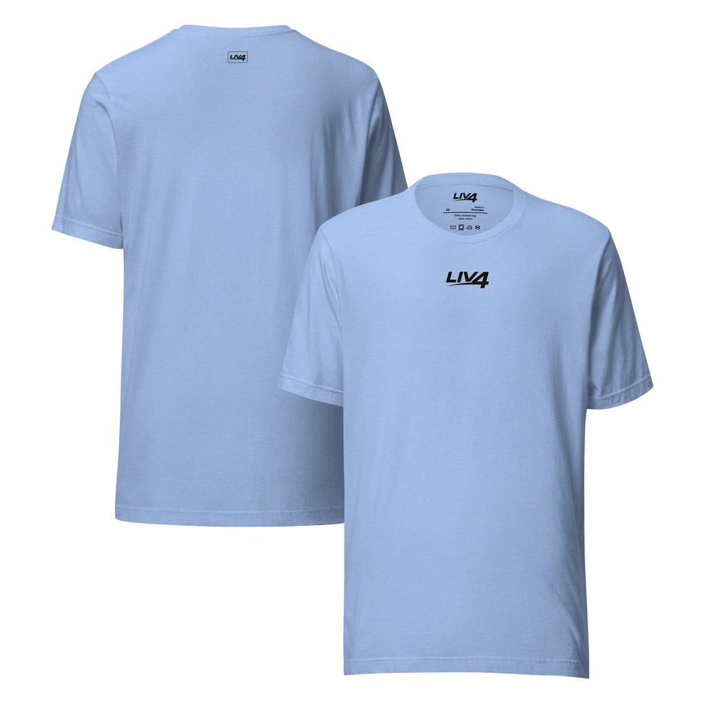 LIV 4 Unisex Soft Lightweight T-shirt | Black Logo