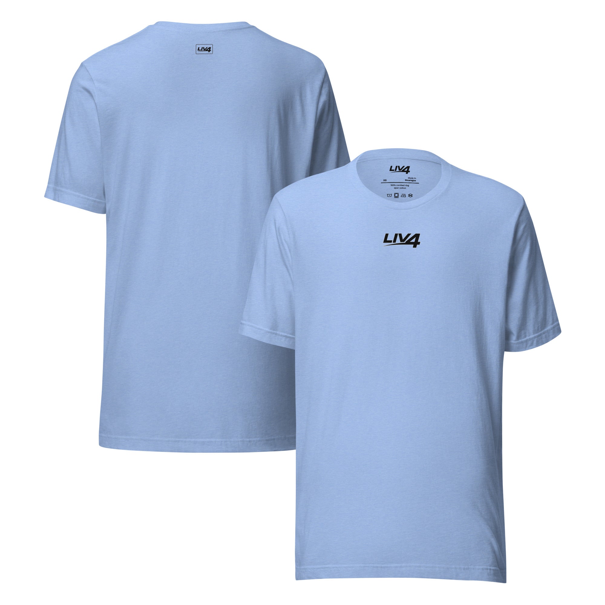 LIV 4 Unisex Soft Lightweight T-shirt | Black Logo