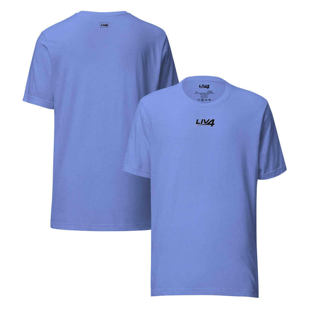 LIV 4 Unisex Soft Lightweight T-shirt | Black Logo