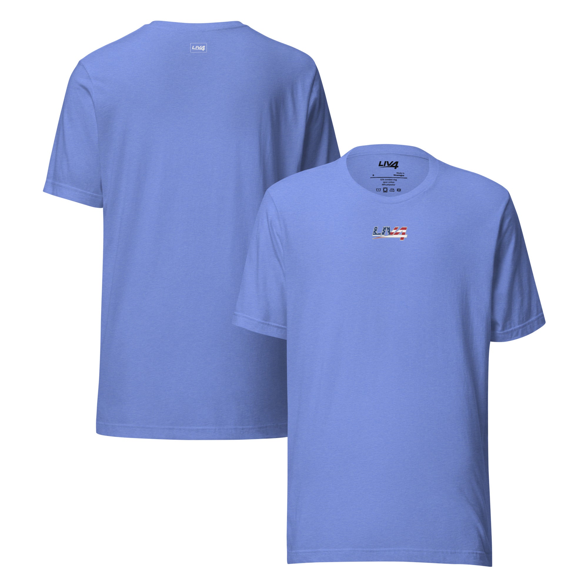 LIV 4 Patriotic Unisex T-Shirt | Small Logo